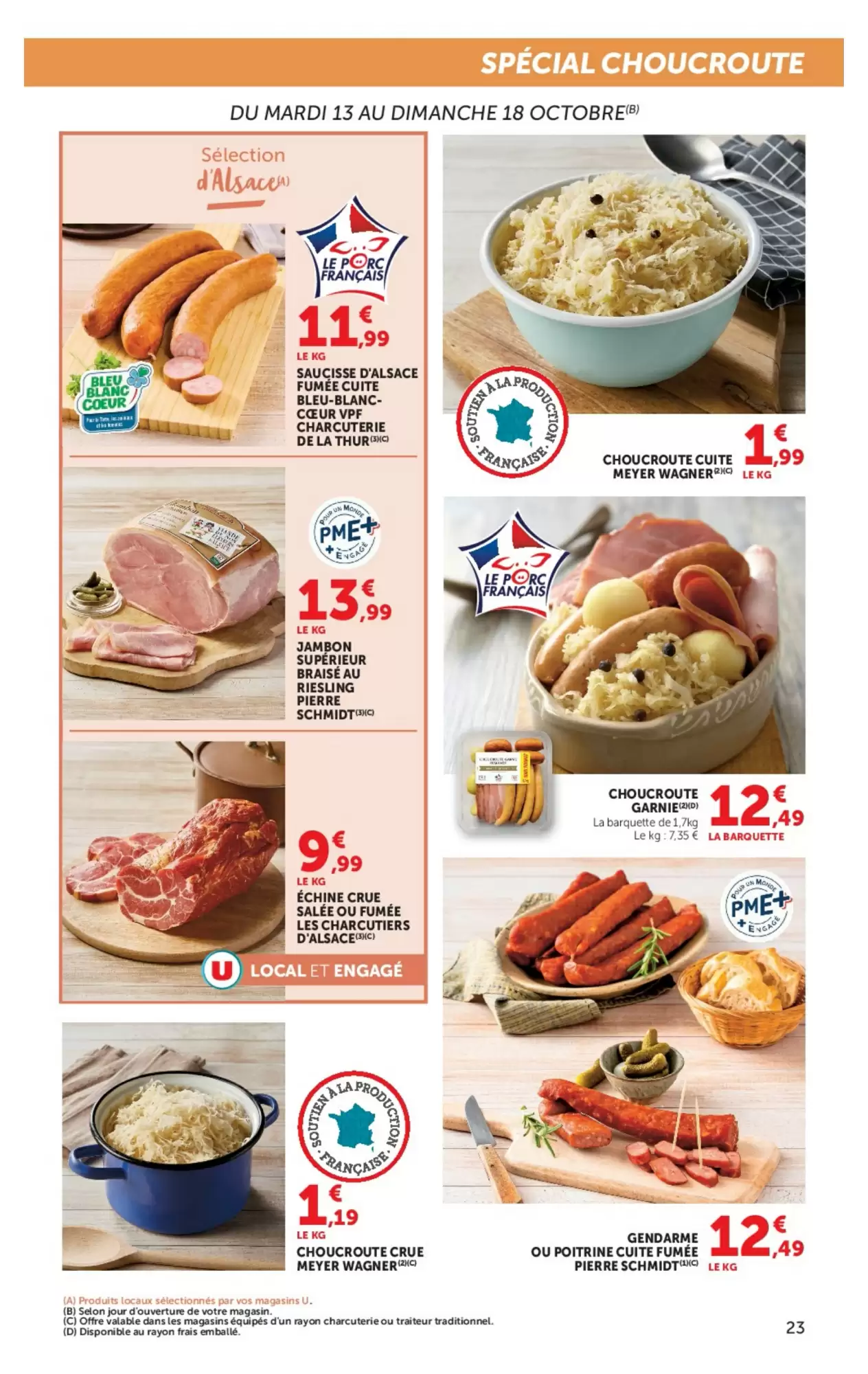 Prospectus promotionnel Super U valable à partir du 13/10/2026 - Page 23.