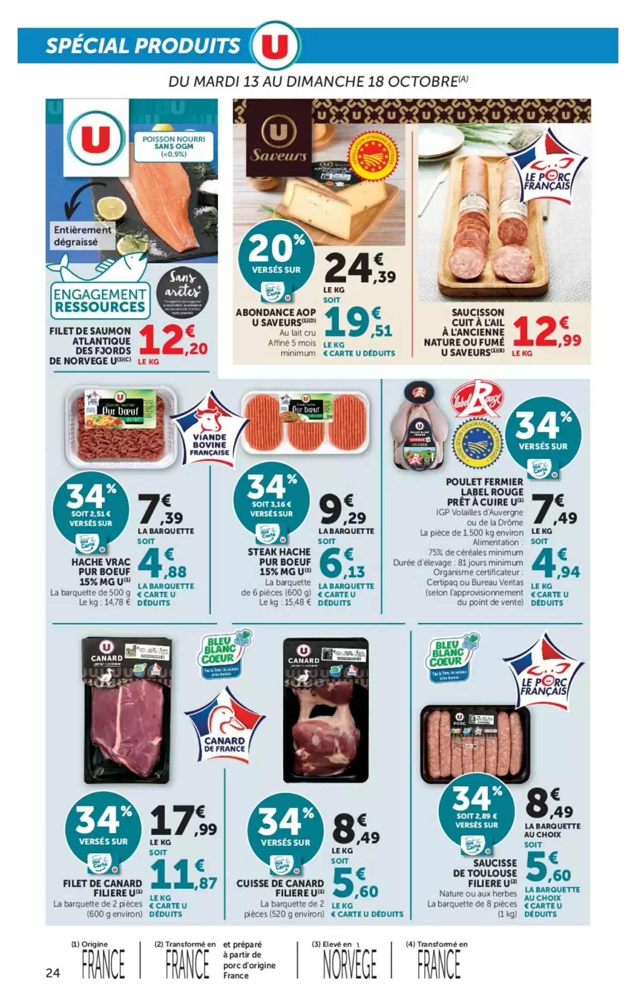 Prospectus promotionnel Super U valable à partir du 13/10/2026 - Page 24.