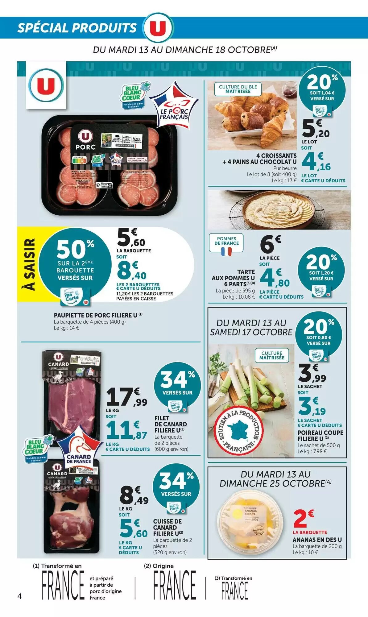 Prospectus promotionnel U Express valable à partir du 13/10/2026 - Page 4.