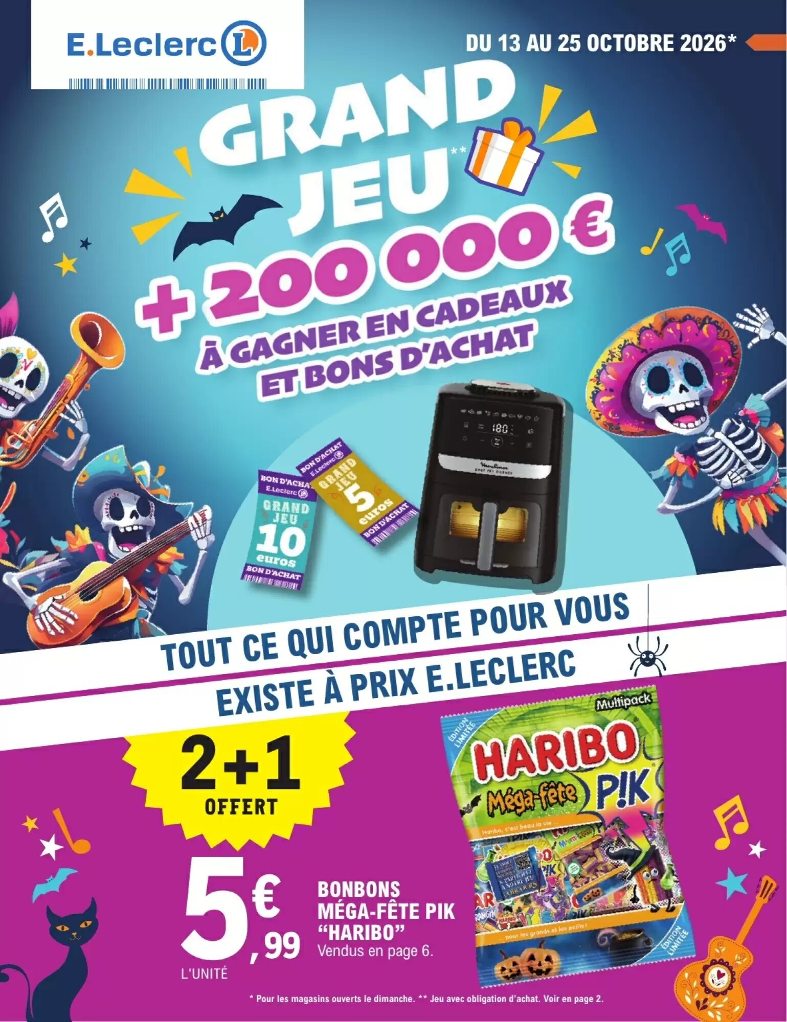 Prospectus promotionnel E.Leclerc valable à partir du 13/10/2026 - Page 1.