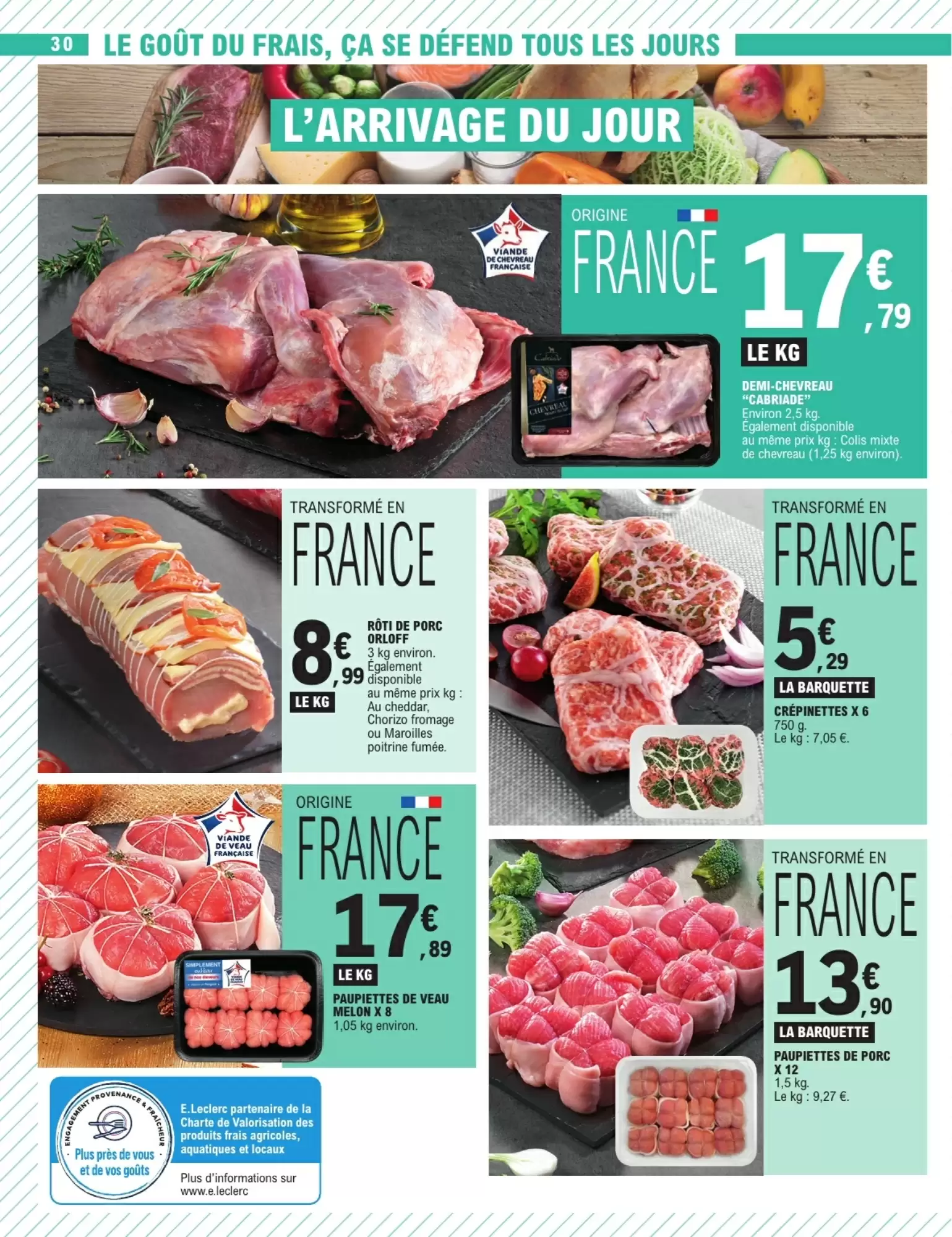 Prospectus promotionnel E.Leclerc valable à partir du 13/10/2026 - Page 30.