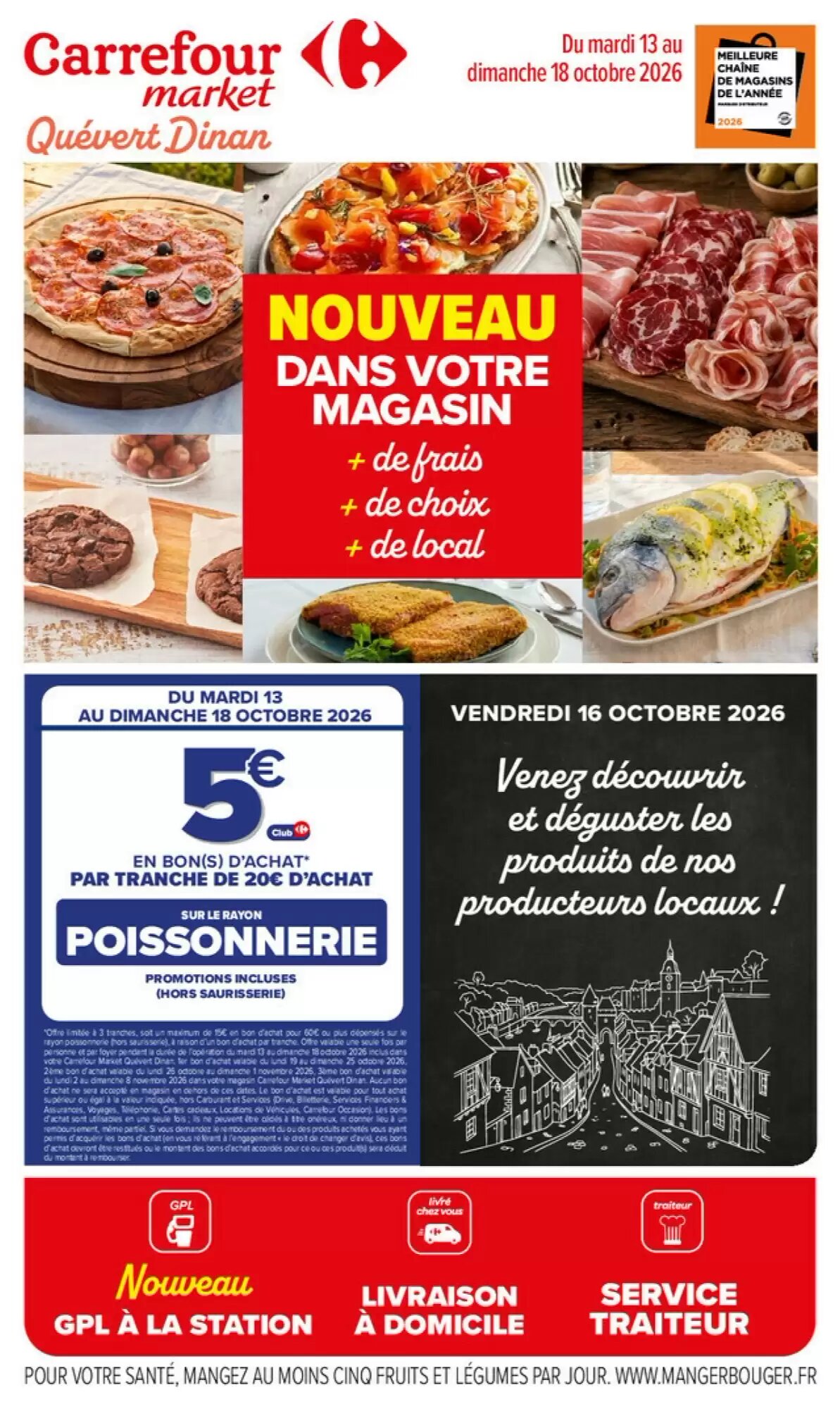 Prospectus promotionnel Carrefour Market valable à partir du 13/10/2026 - Page 1.