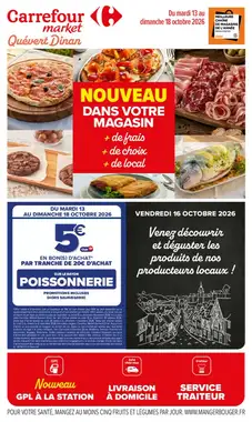 Prospectus promotionnel Carrefour Market valable à partir du 13/10/2026