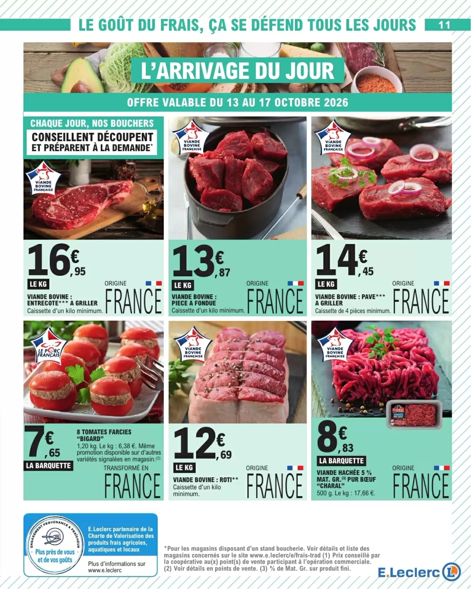 Prospectus promotionnel E.Leclerc valable à partir du 13/10/2026 - Page 11.