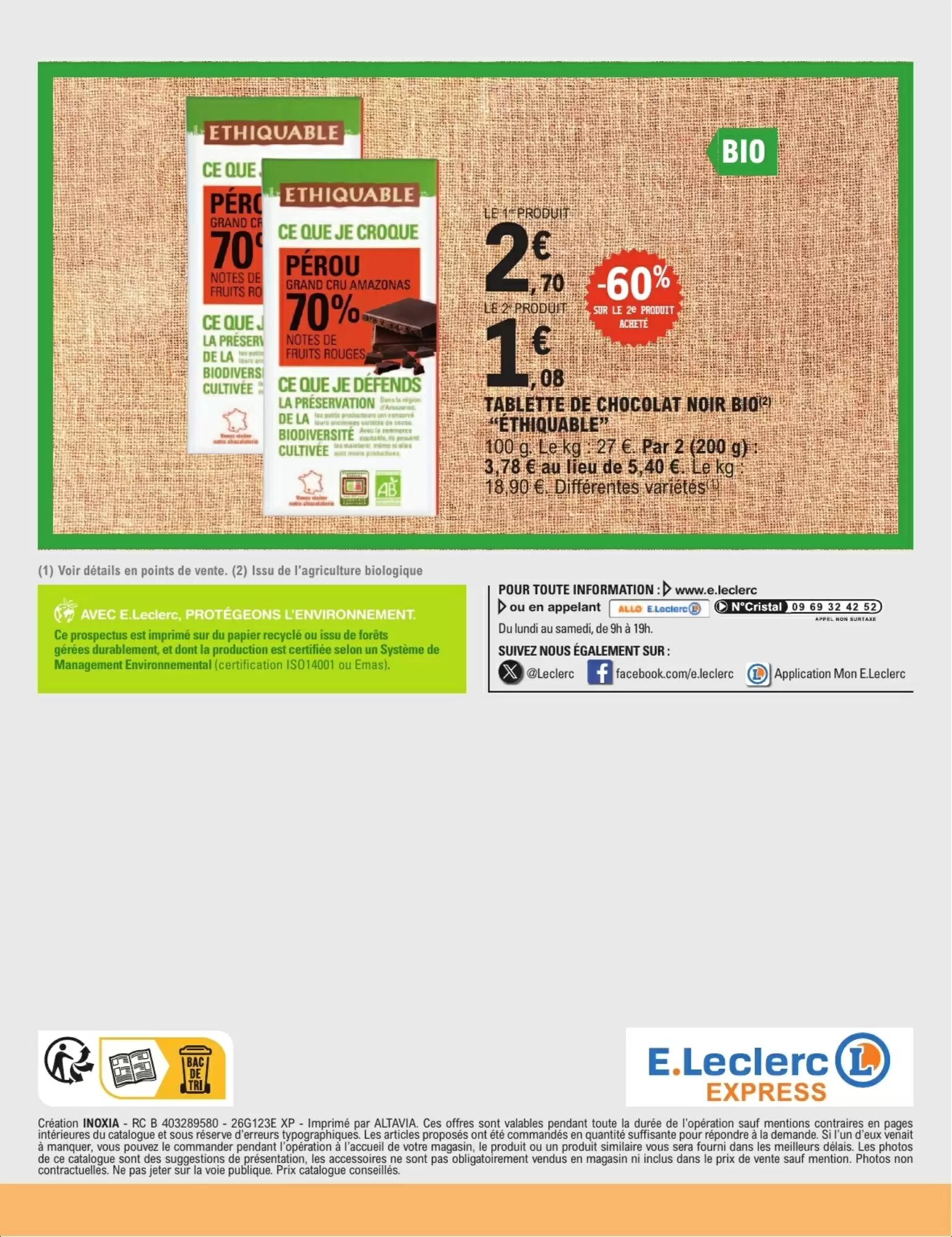 Prospectus promotionnel E.Leclerc Express valable à partir du 13/10/2026 - Page 12.