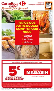 Prospectus promotionnel Carrefour Market valable à partir du 13/10/2026
