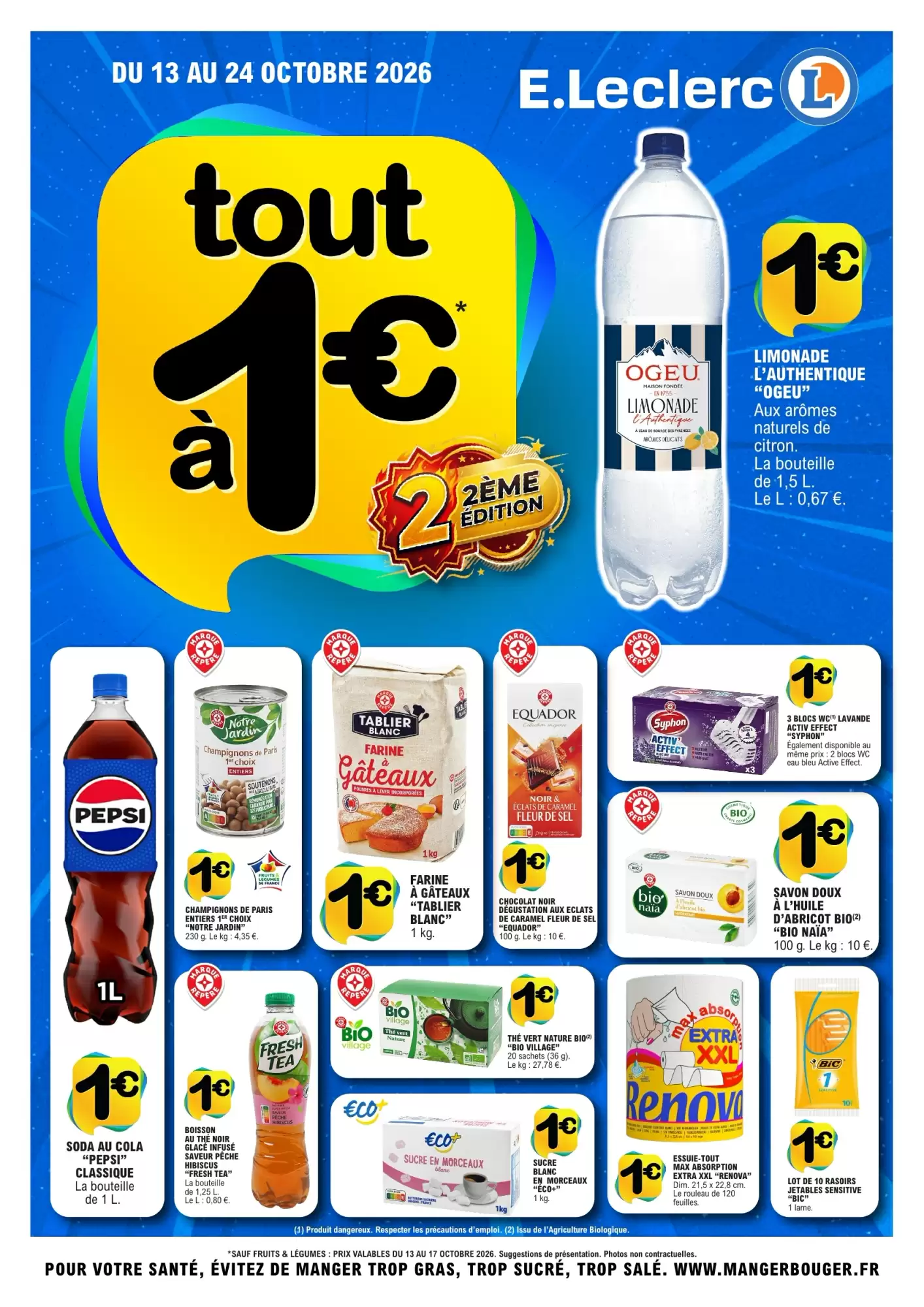 Prospectus promotionnel E.Leclerc valable à partir du 13/10/2026 - Page 1.