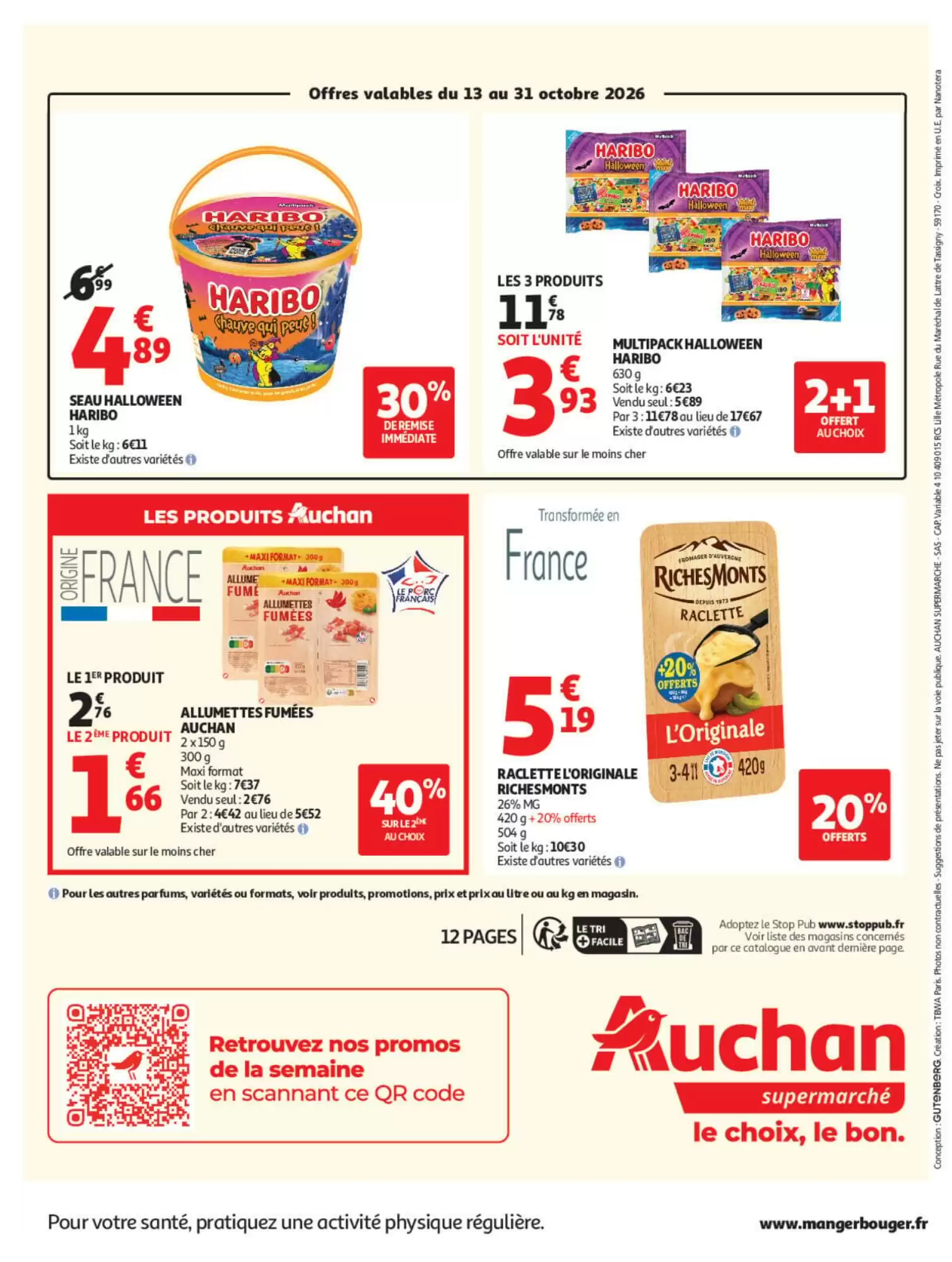 Prospectus promotionnel Auchan valable à partir du 13/10/2026 - Page 12.