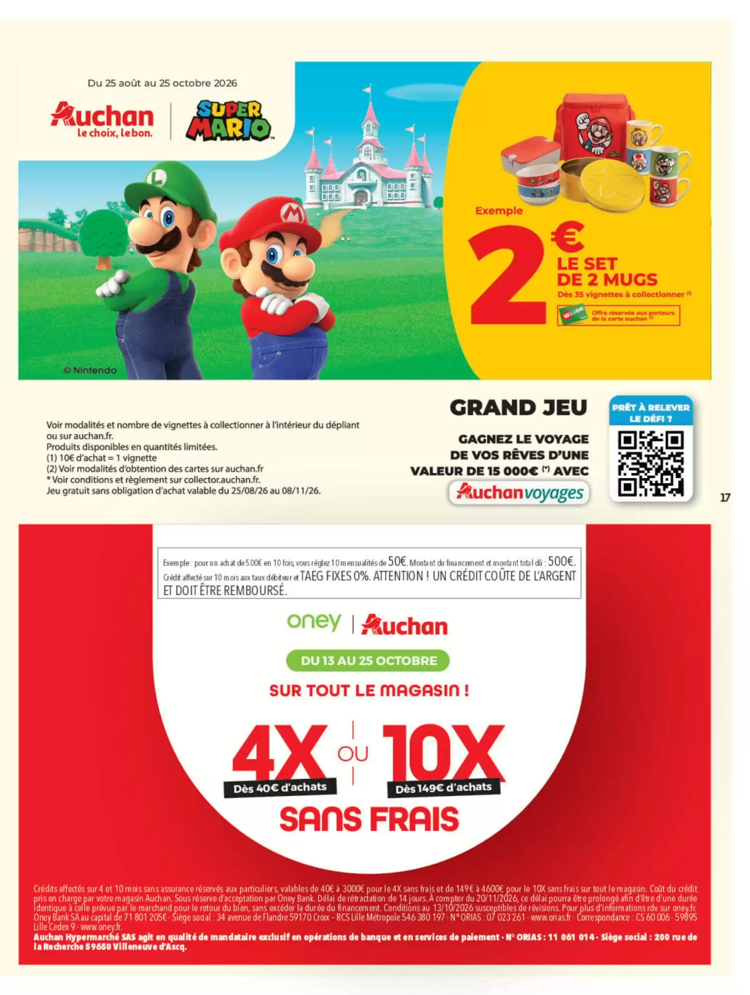 Prospectus promotionnel Auchan valable à partir du 13/10/2026 - Page 17.