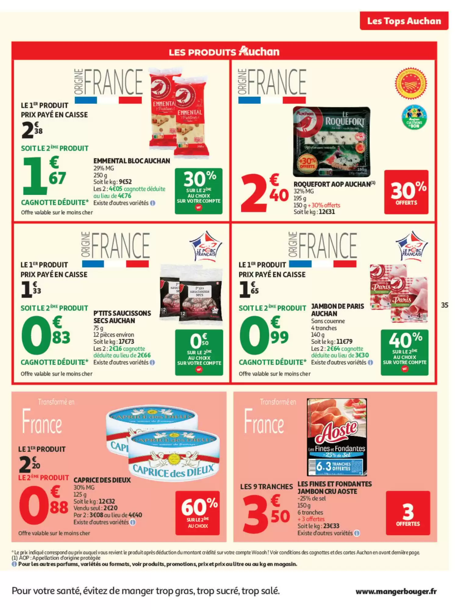 Prospectus promotionnel Auchan valable à partir du 13/10/2026 - Page 35.