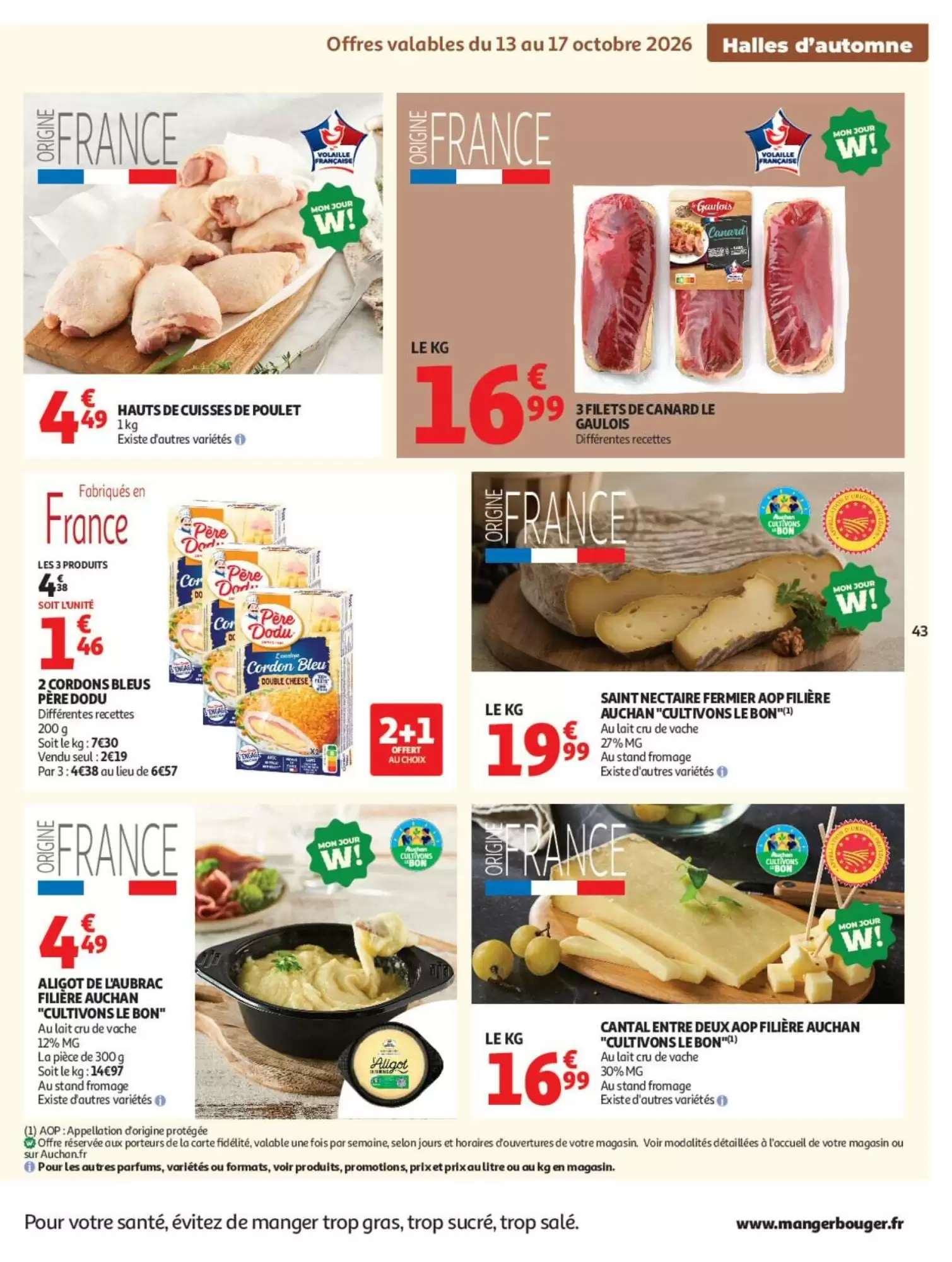 Prospectus promotionnel Auchan valable à partir du 13/10/2026 - Page 43.