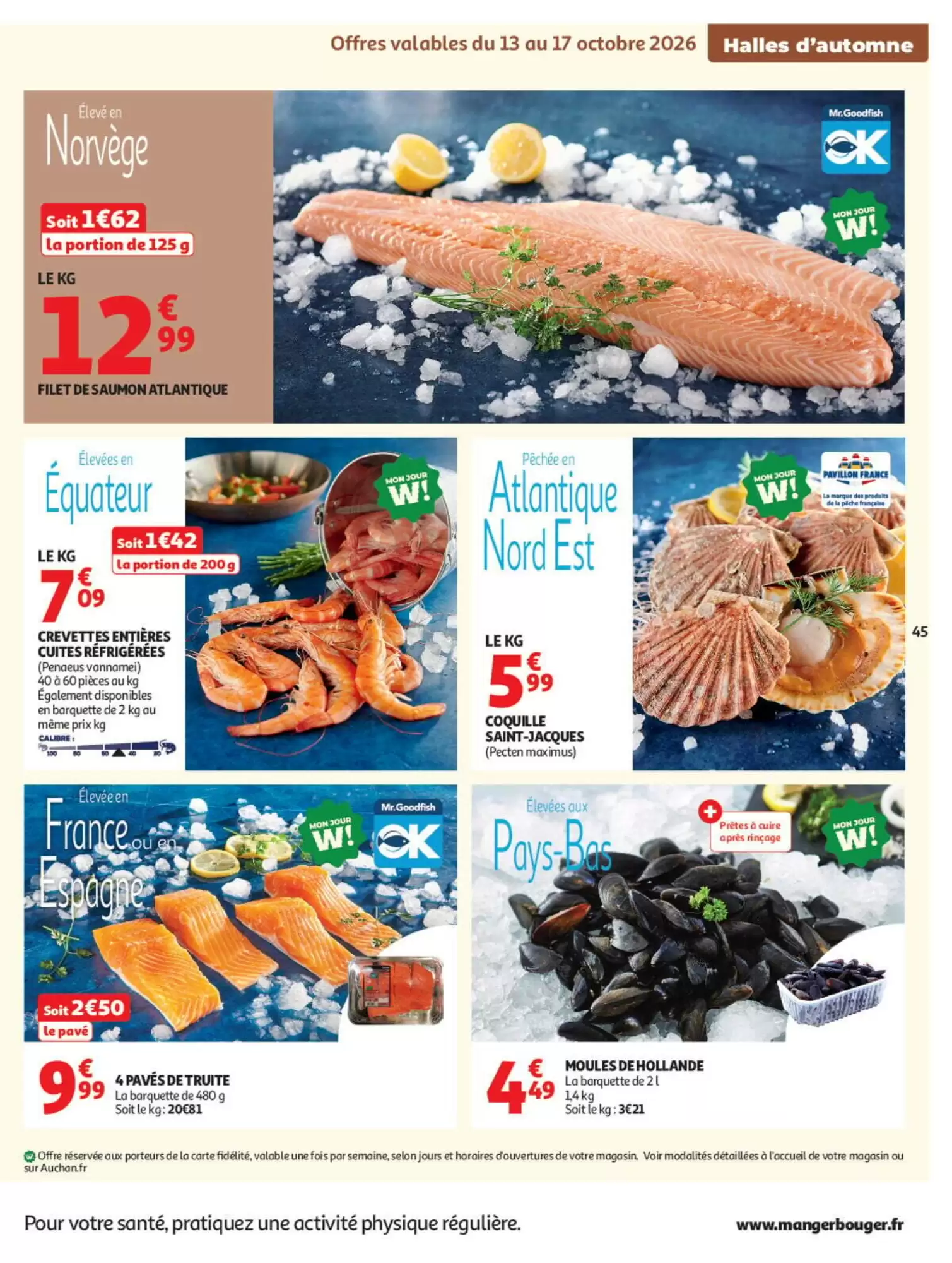 Prospectus promotionnel Auchan valable à partir du 13/10/2026 - Page 45.