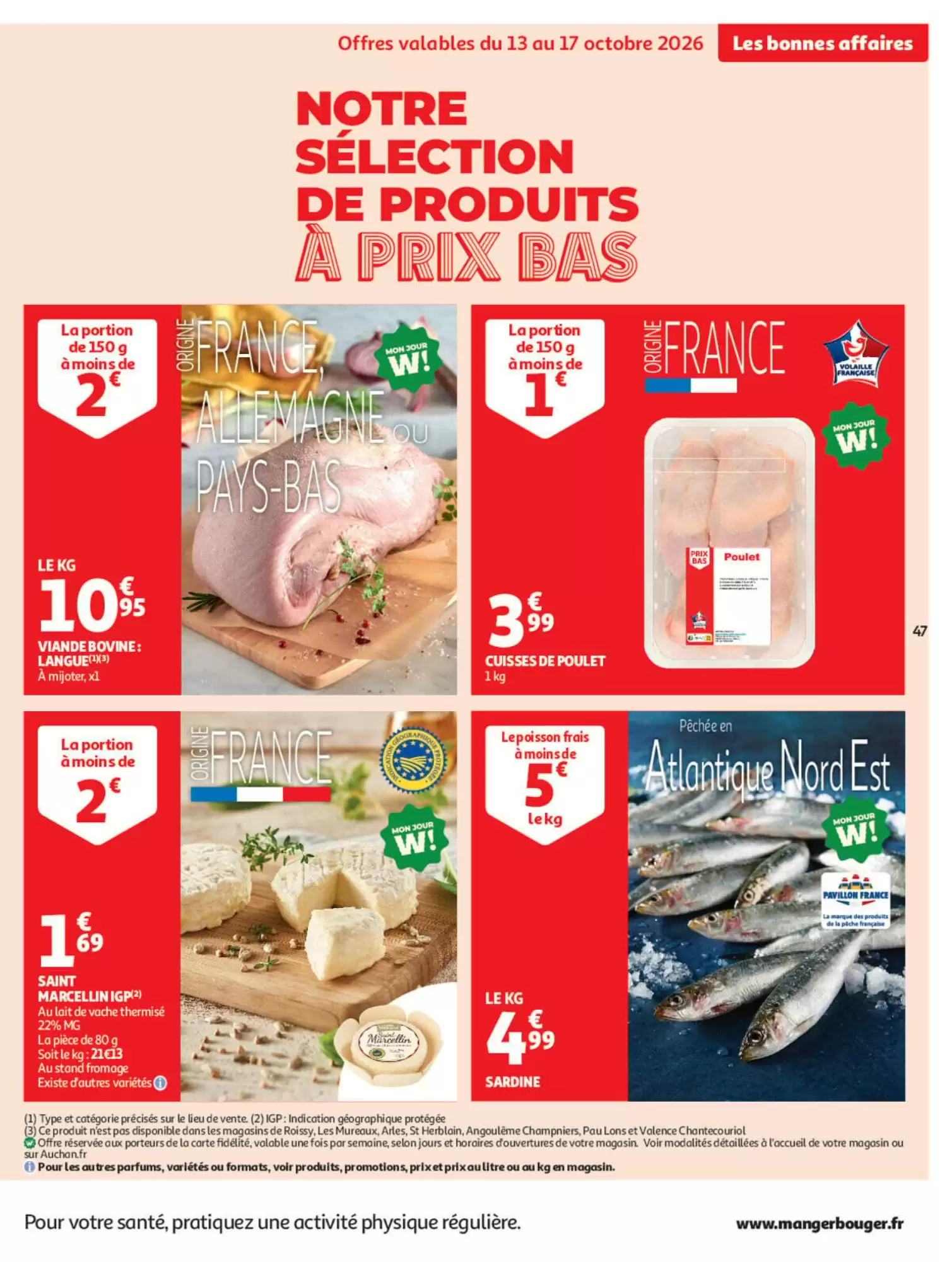 Prospectus promotionnel Auchan valable à partir du 13/10/2026 - Page 47.