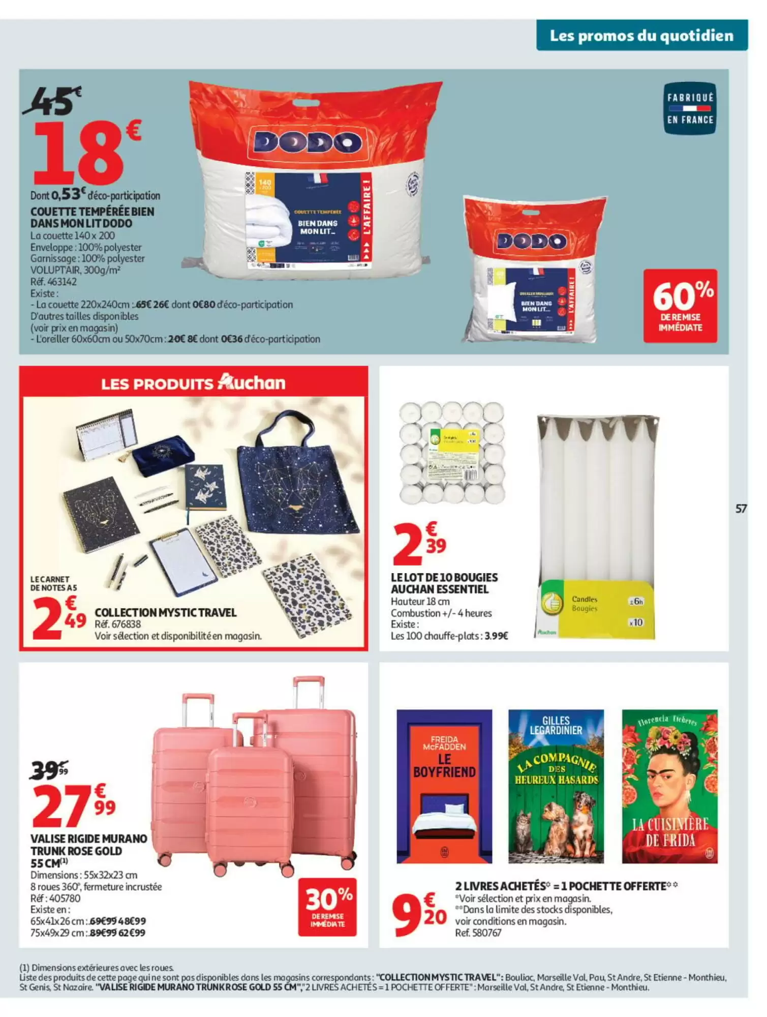 Prospectus promotionnel Auchan valable à partir du 13/10/2026 - Page 57.