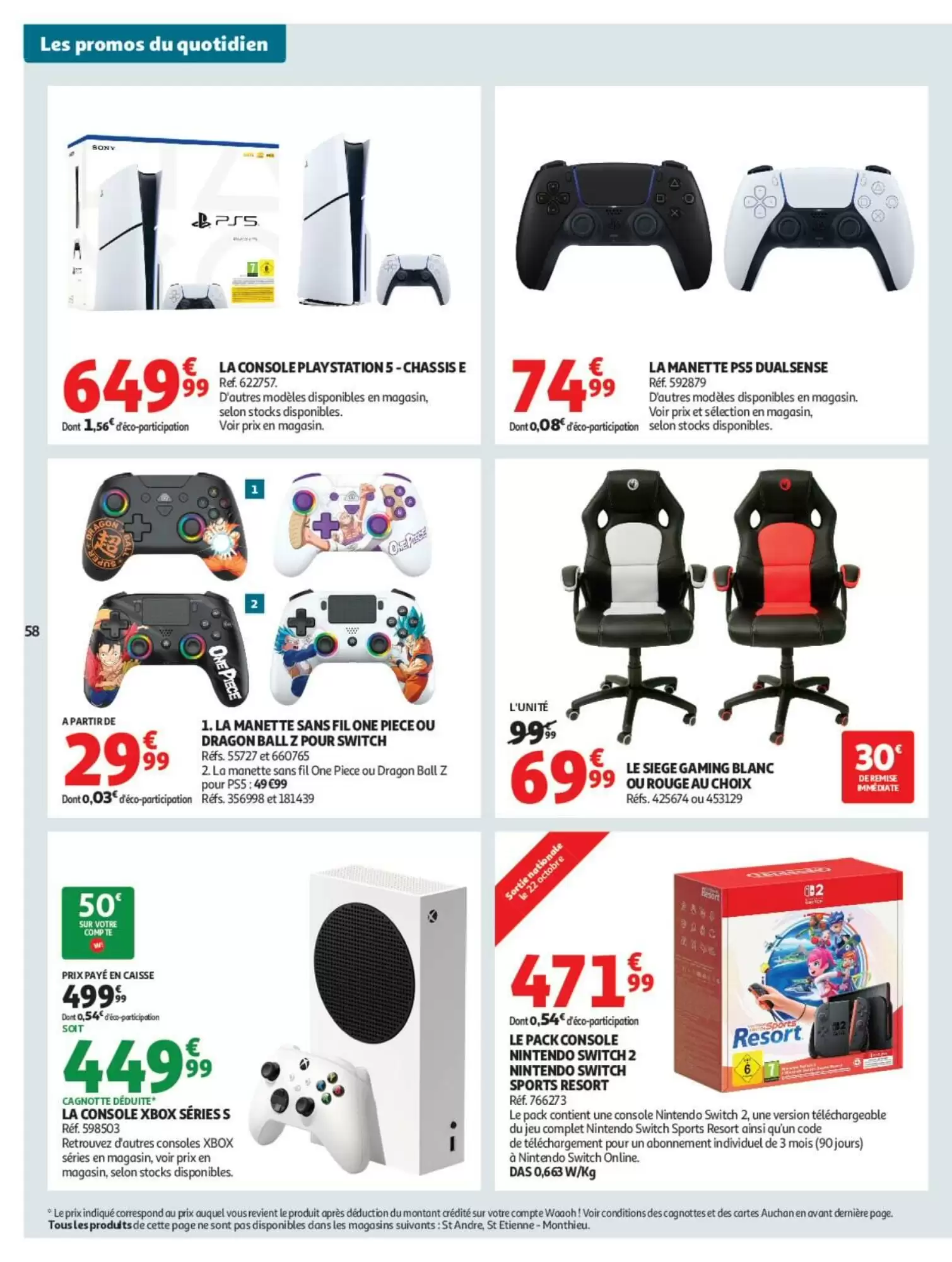 Prospectus promotionnel Auchan valable à partir du 13/10/2026 - Page 58.