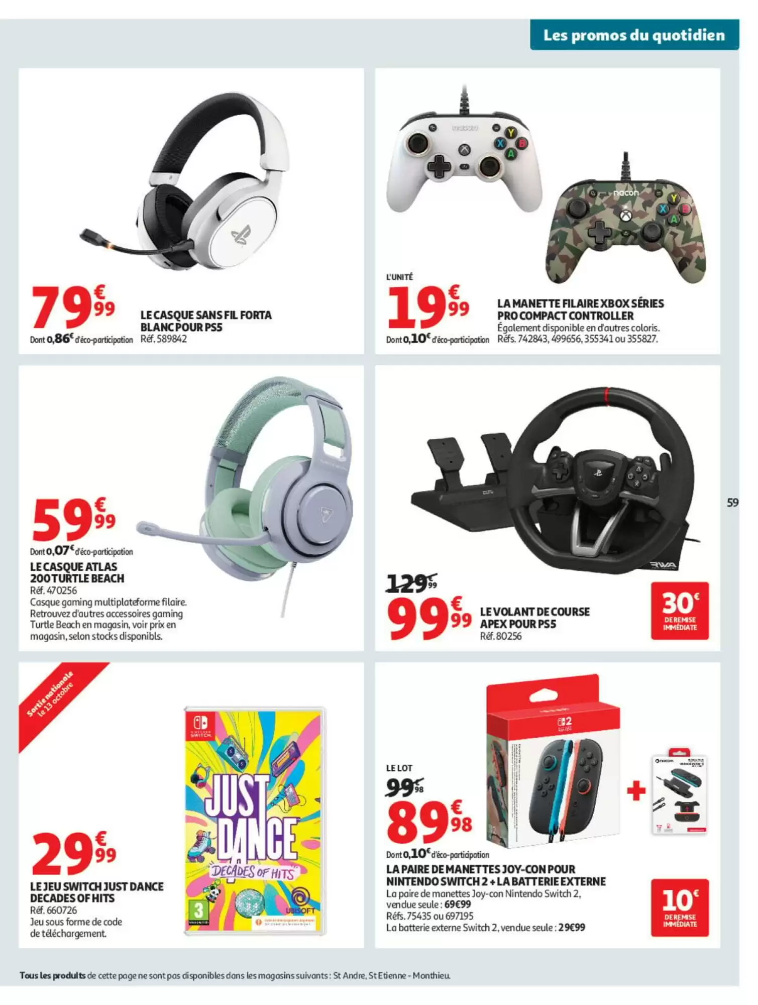 Prospectus promotionnel Auchan valable à partir du 13/10/2026 - Page 59.