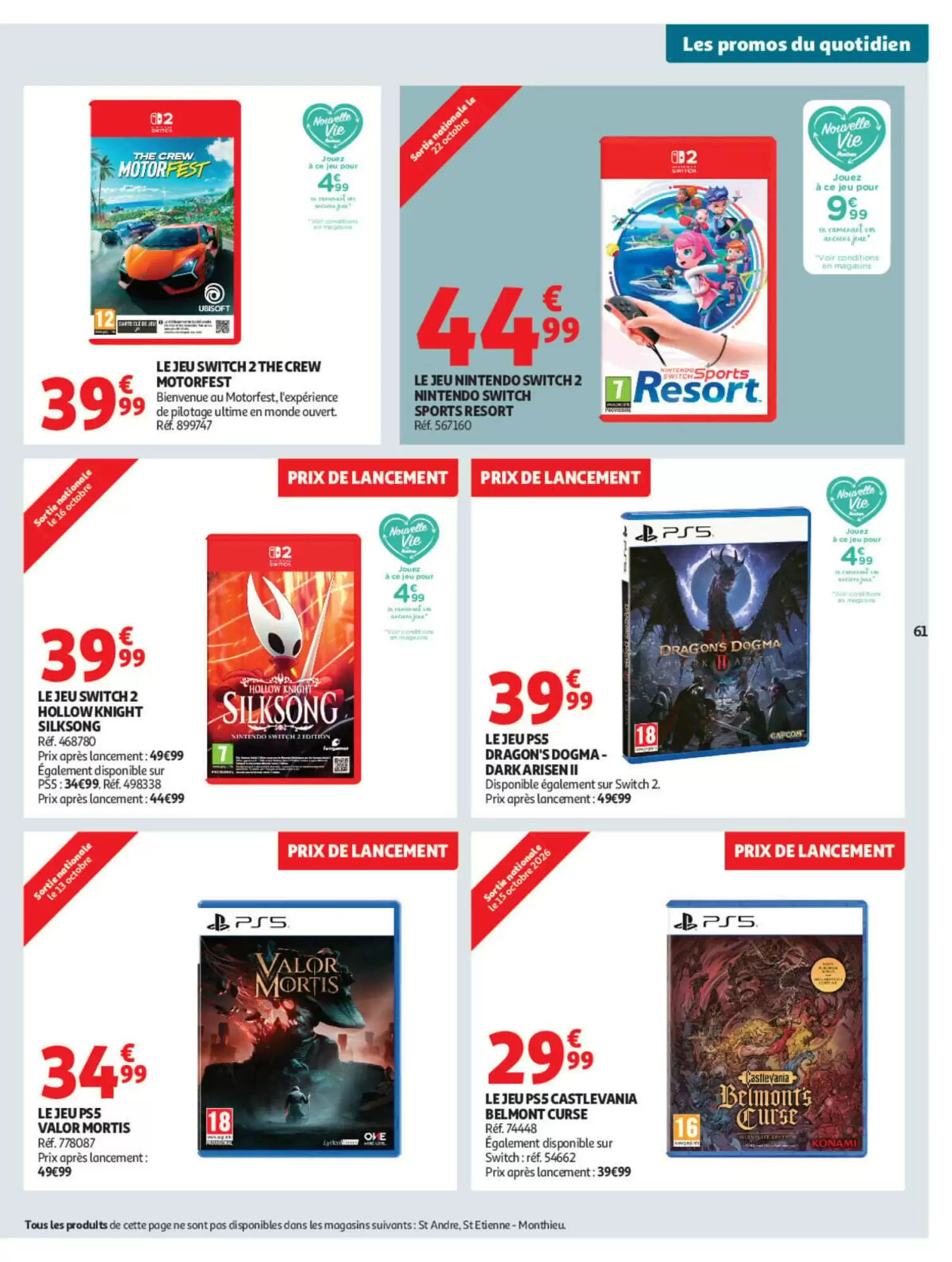 Prospectus promotionnel Auchan valable à partir du 13/10/2026 - Page 61.