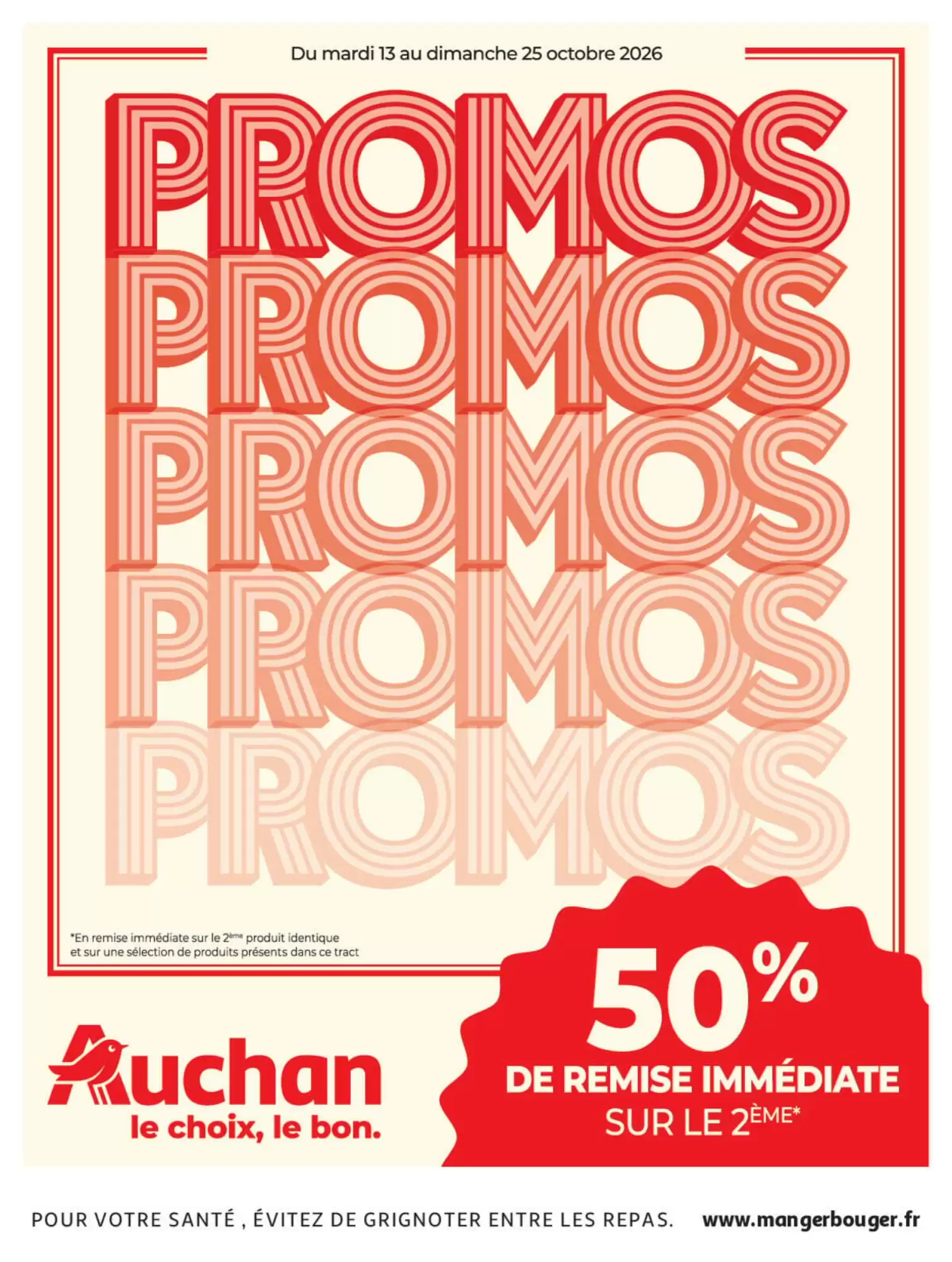 Prospectus promotionnel Auchan valable à partir du 13/10/2026 - Page 1.