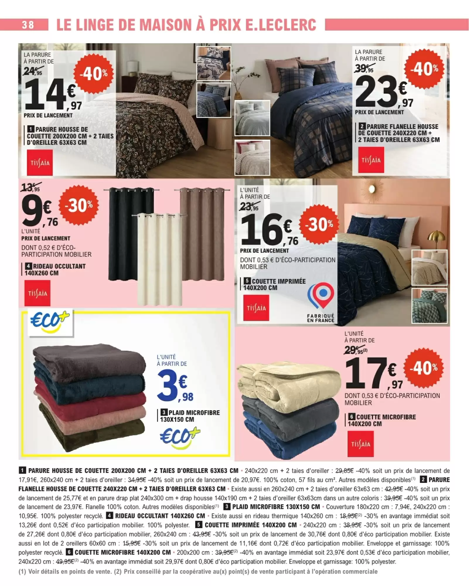 Prospectus promotionnel E.Leclerc valable à partir du 13/10/2026 - Page 38.