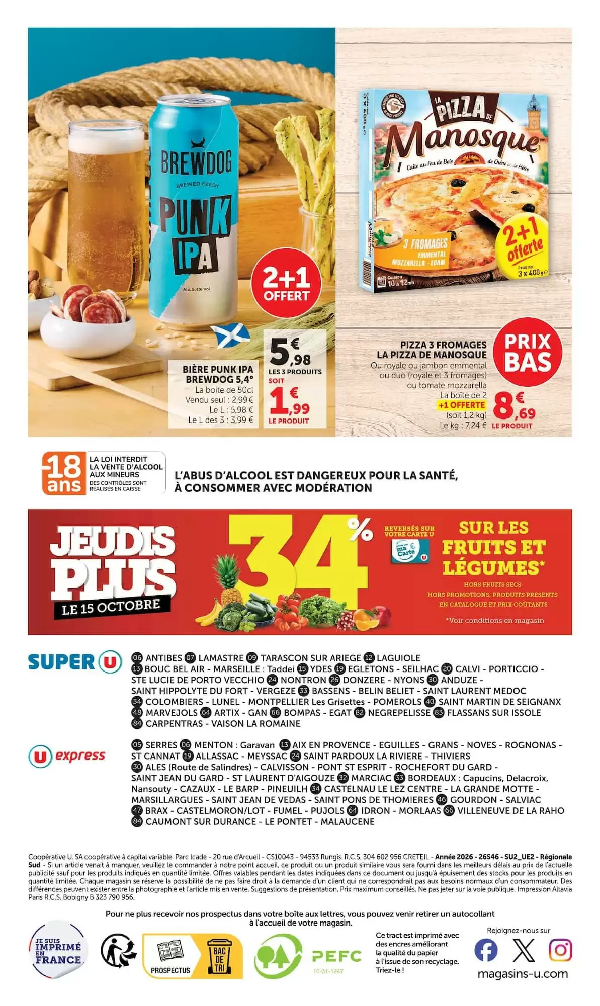 Prospectus promotionnel Super U valable à partir du 13/10/2026 - Page 10.