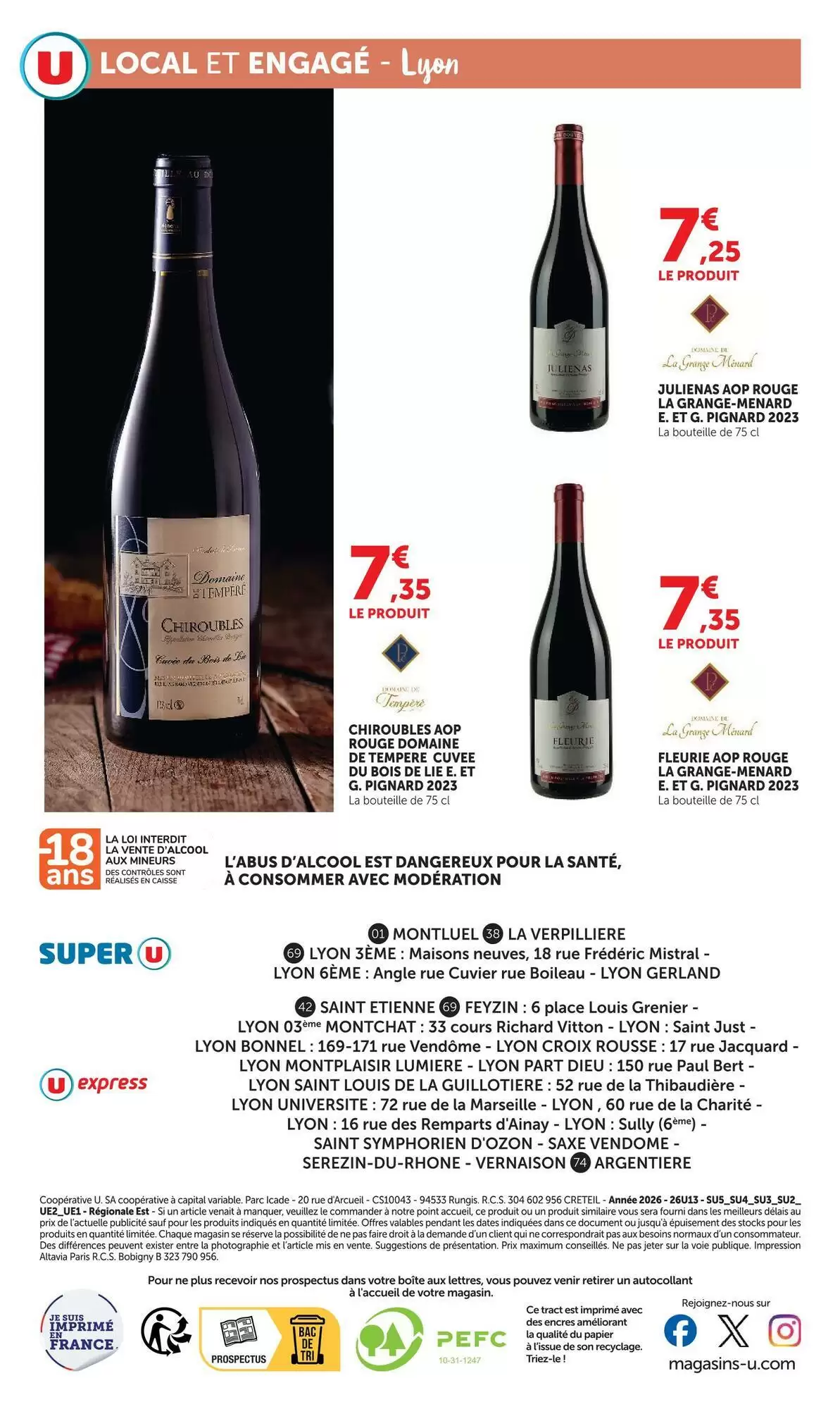 Prospectus promotionnel U Express valable à partir du 13/10/2026 - Page 16.