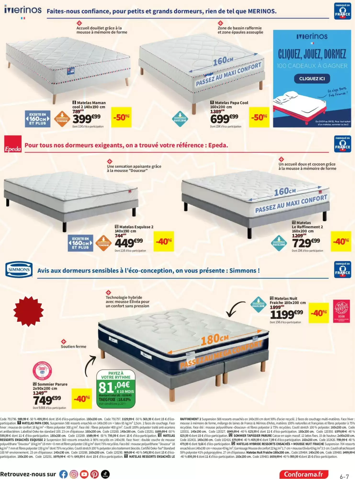 Prospectus promotionnel Conforama valable à partir du 13/10/2026 - Page 7.