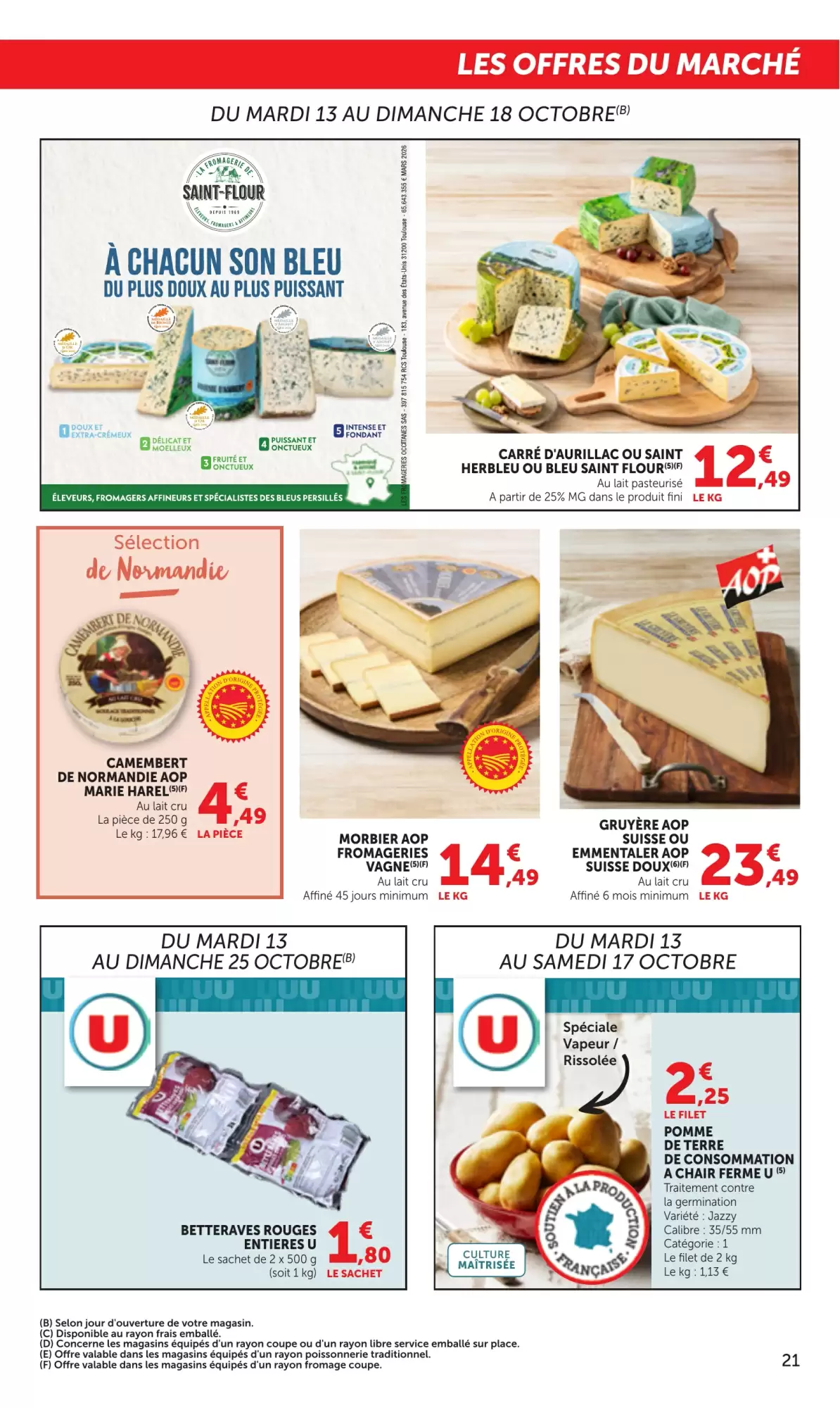 Prospectus promotionnel Bi1 valable à partir du 13/10/2026 - Page 21.