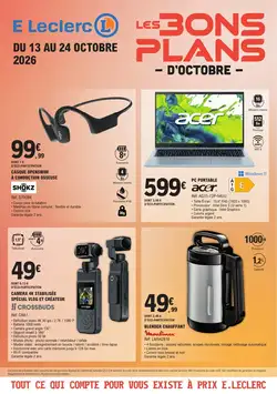 Prospectus promotionnel E.Leclerc valable à partir du 13/10/2026