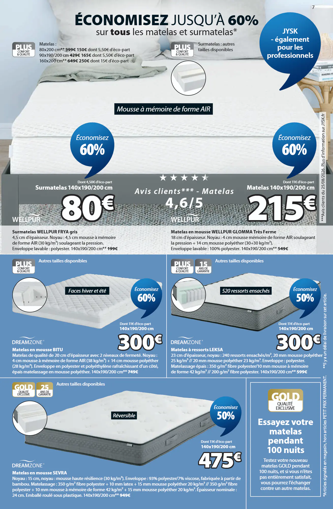 Prospectus promotionnel JYSK valable à partir du 13/10/2026 - Page 7.