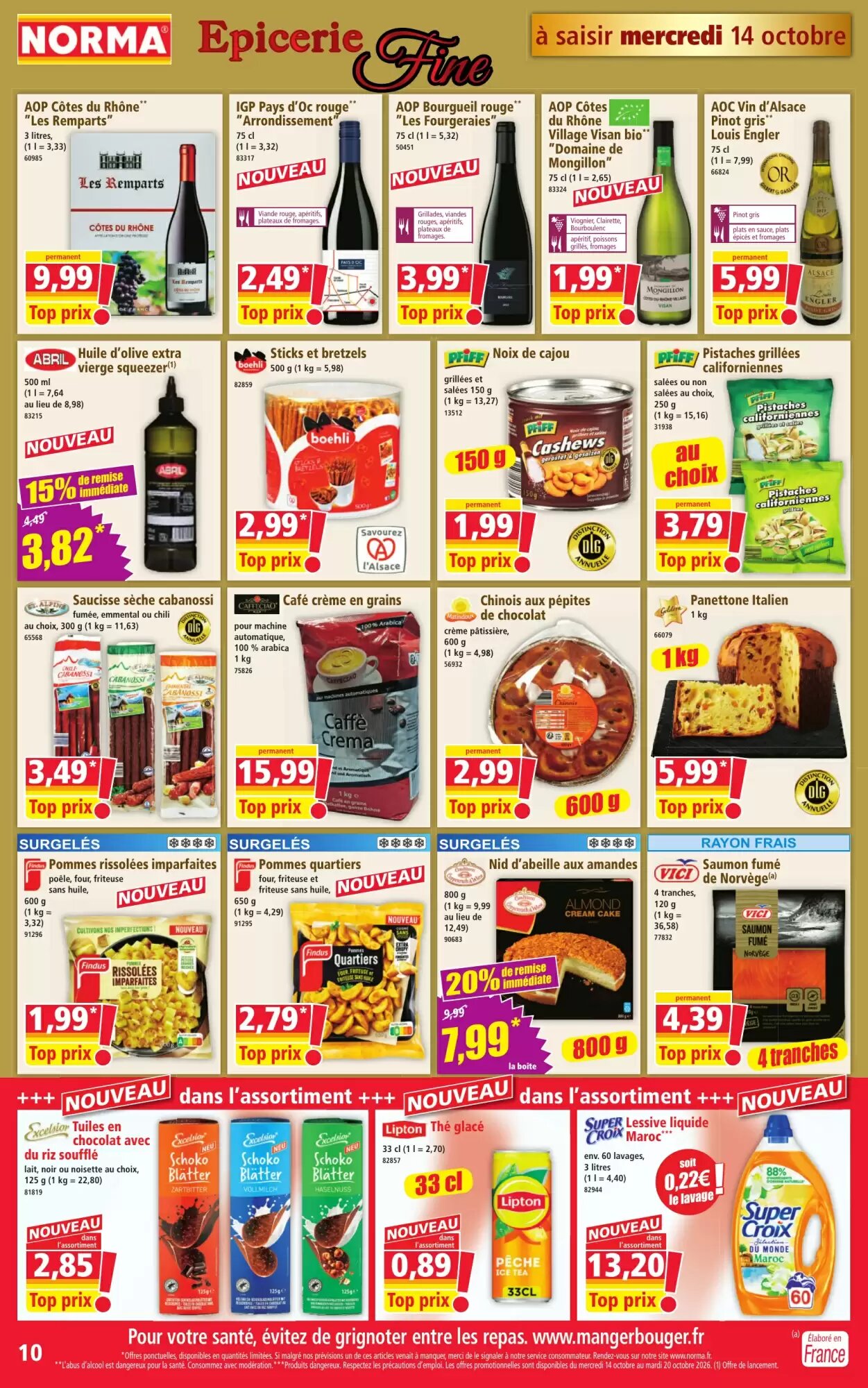 Prospectus promotionnel Norma valable à partir du 14/10/2026 - Page 10.
