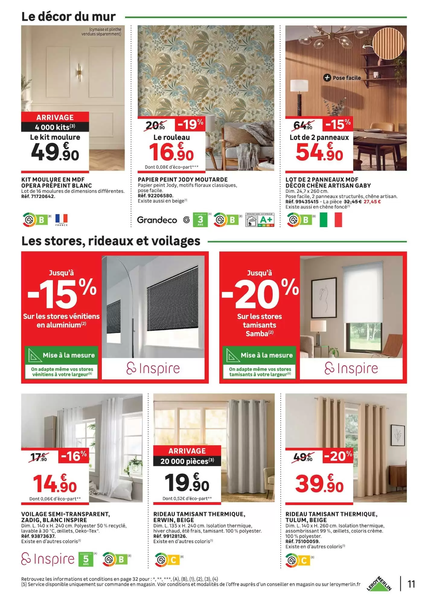 Prospectus promotionnel Leroy Merlin valable à partir du 14/10/2026 - Page 11.