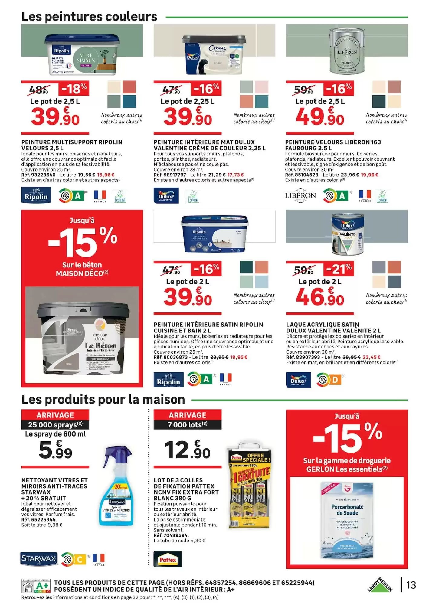 Prospectus promotionnel Leroy Merlin valable à partir du 14/10/2026 - Page 13.