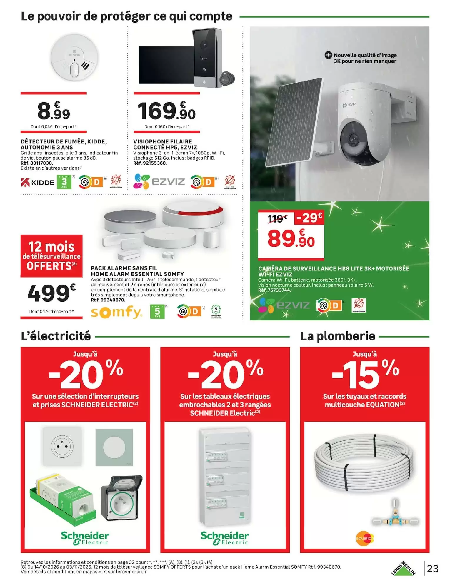 Prospectus promotionnel Leroy Merlin valable à partir du 14/10/2026 - Page 23.