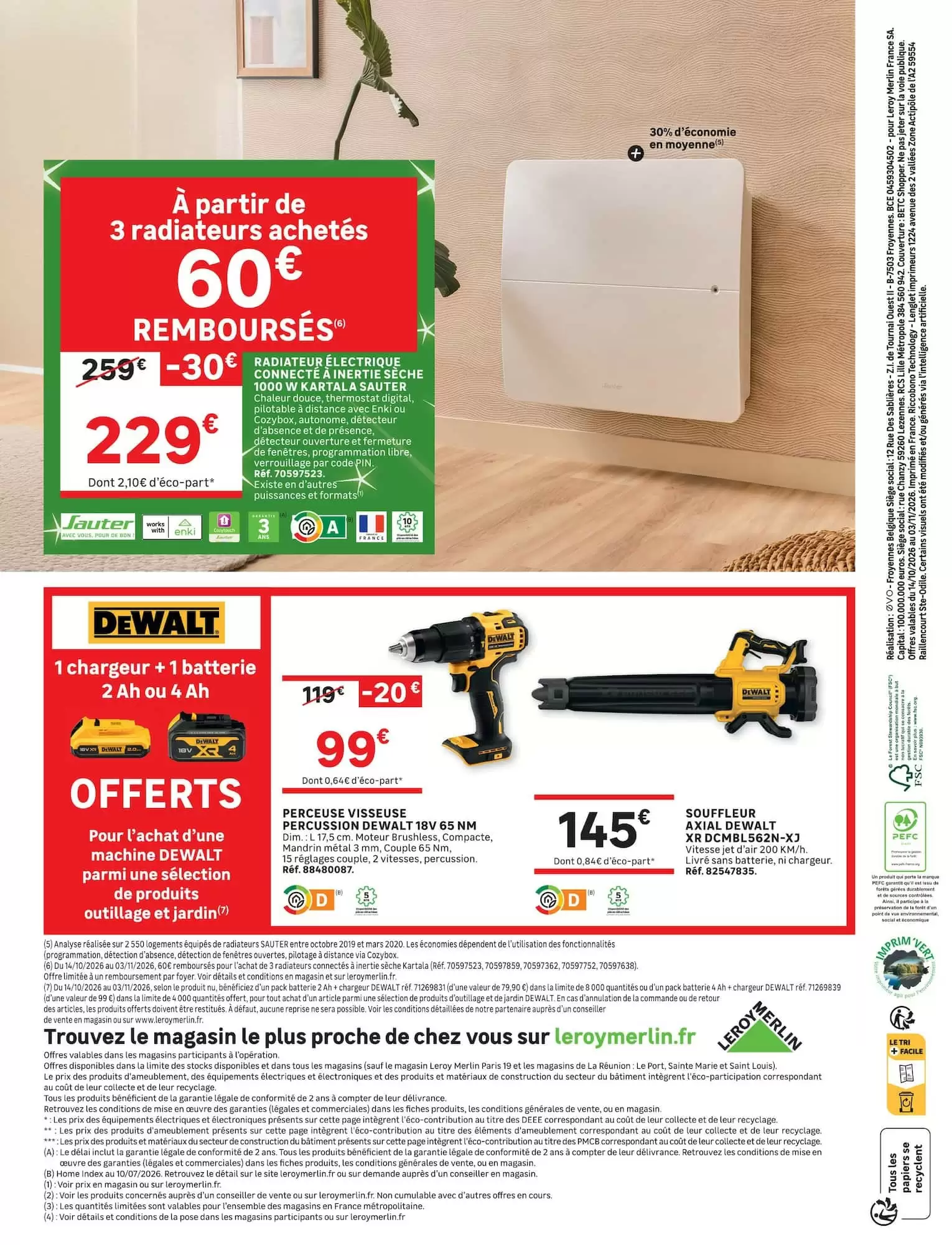 Prospectus promotionnel Leroy Merlin valable à partir du 14/10/2026 - Page 32.
