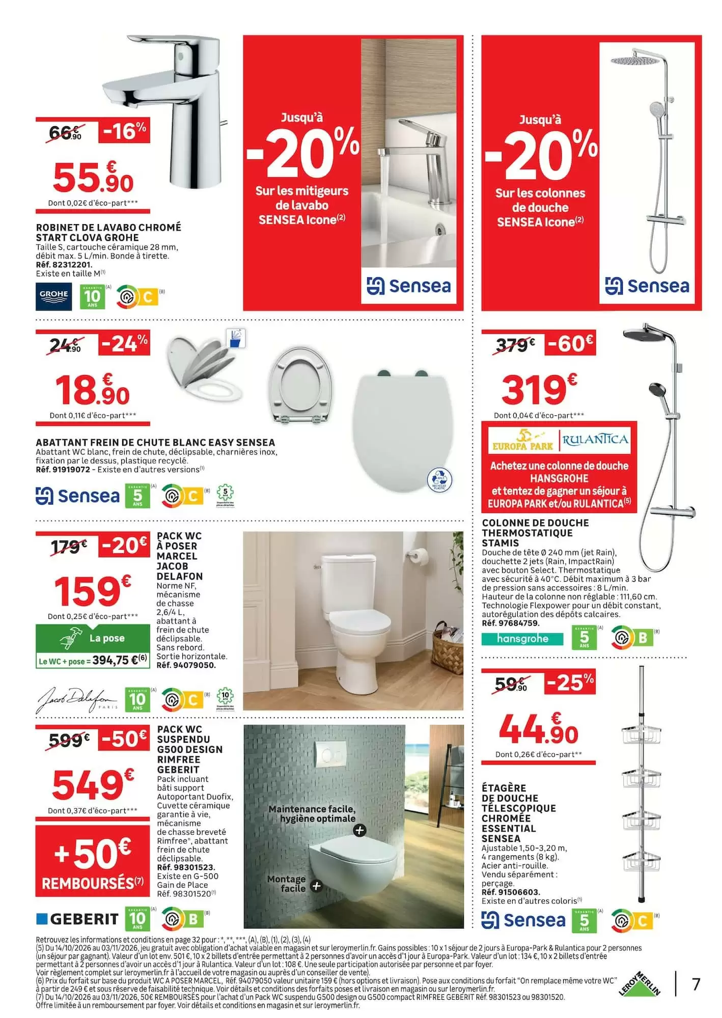 Prospectus promotionnel Leroy Merlin valable à partir du 14/10/2026 - Page 7.