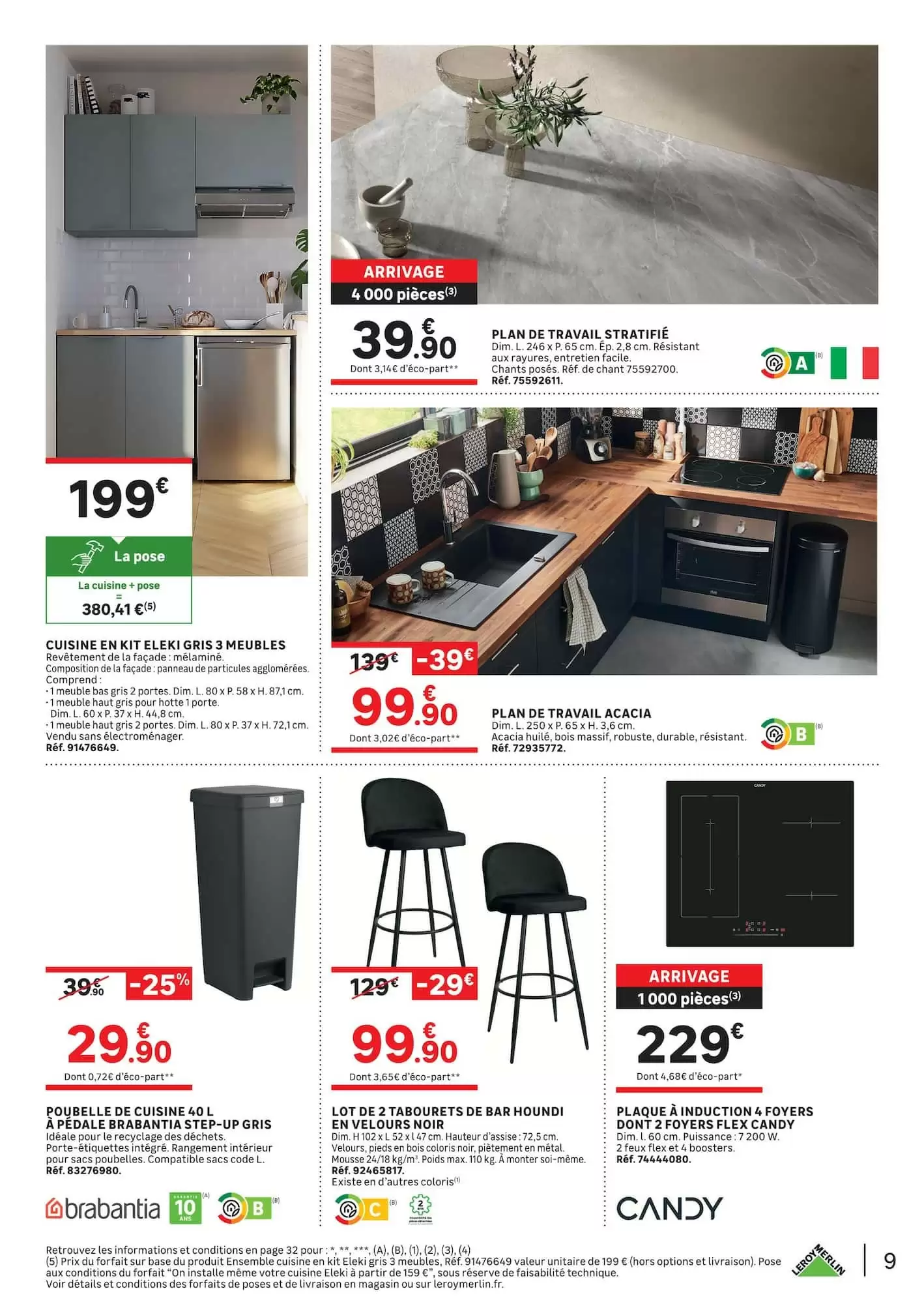 Prospectus promotionnel Leroy Merlin valable à partir du 14/10/2026 - Page 9.
