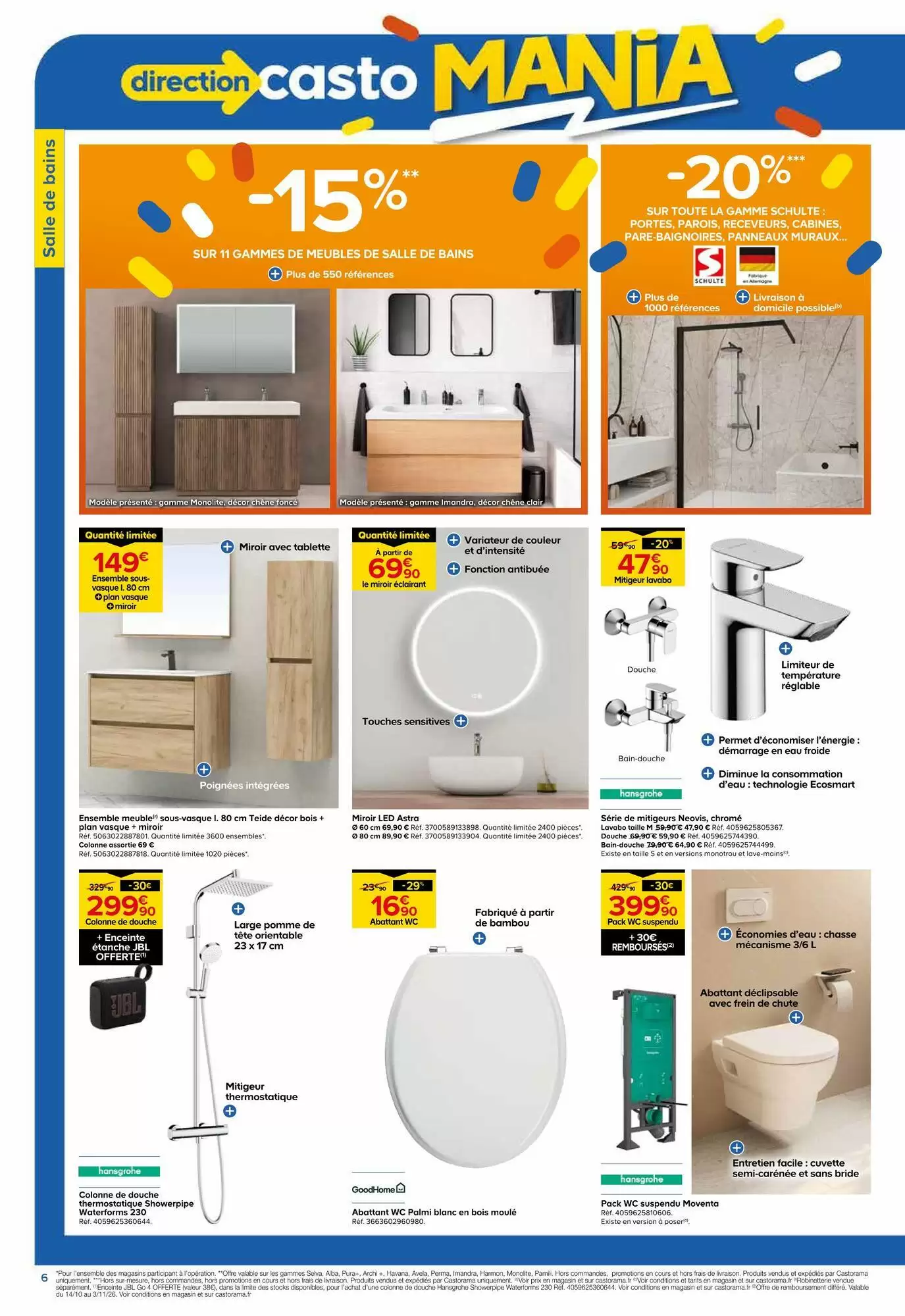 Prospectus promotionnel Castorama valable à partir du 14/10/2026 - Page 6.