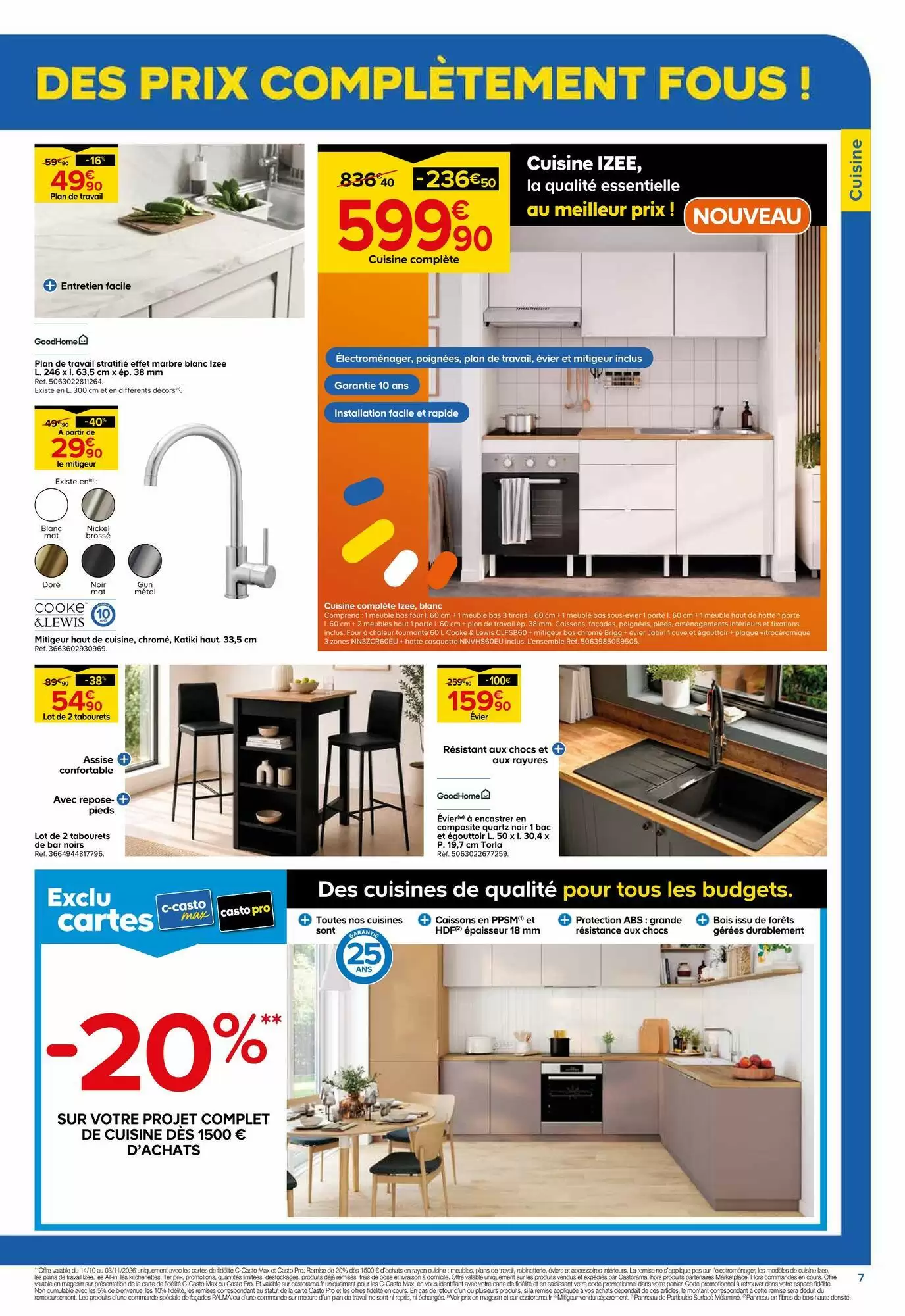 Prospectus promotionnel Castorama valable à partir du 14/10/2026 - Page 7.