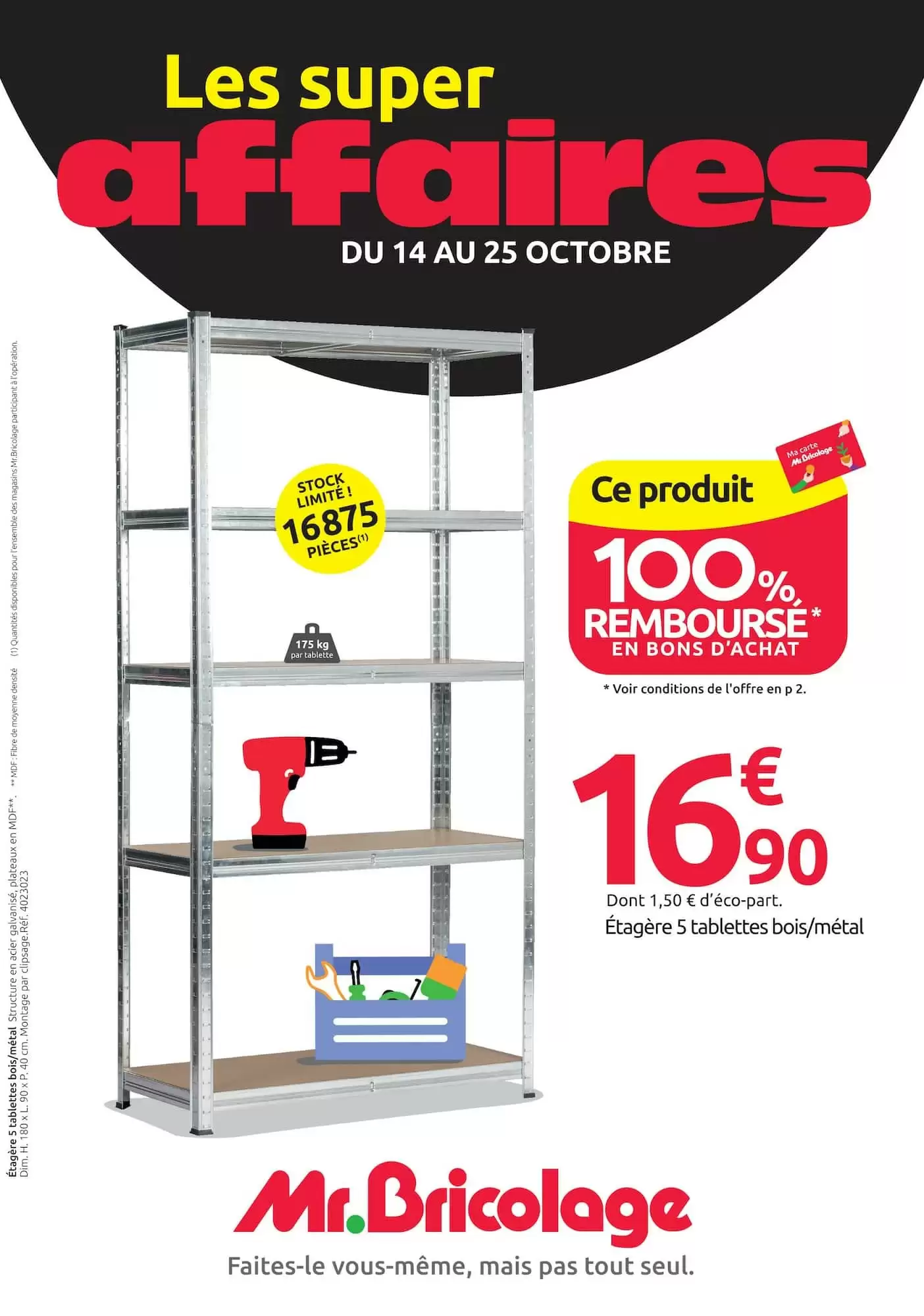 Prospectus promotionnel Mr Bricolage valable à partir du 14/10/2026 - Page 1.