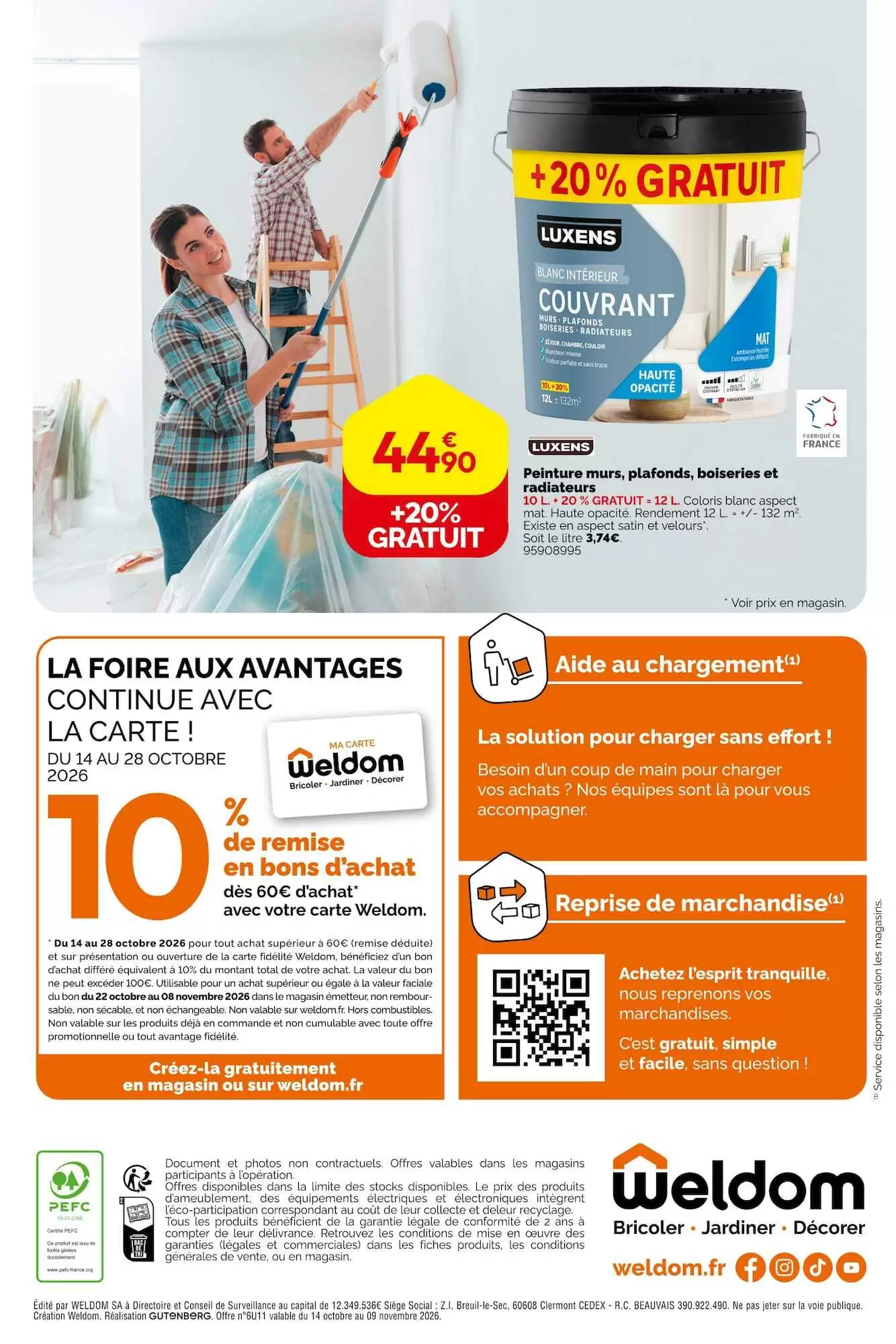 Prospectus promotionnel Weldom valable à partir du 14/10/2026 - Page 12.