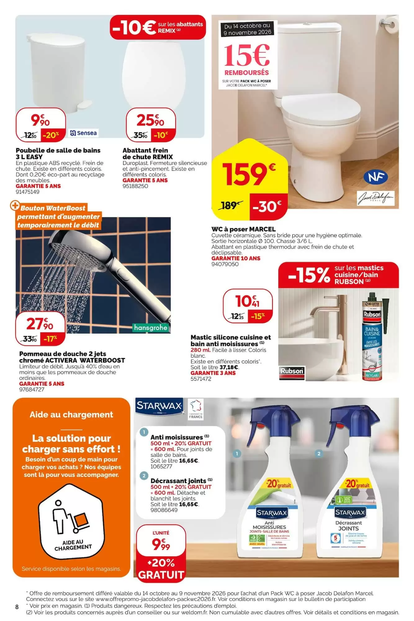 Prospectus promotionnel Weldom valable à partir du 14/10/2026 - Page 8.