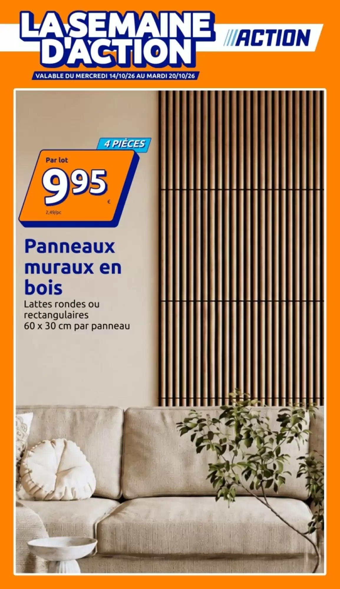Prospectus promotionnel Action valable à partir du 14/10/2026 - Page 1.