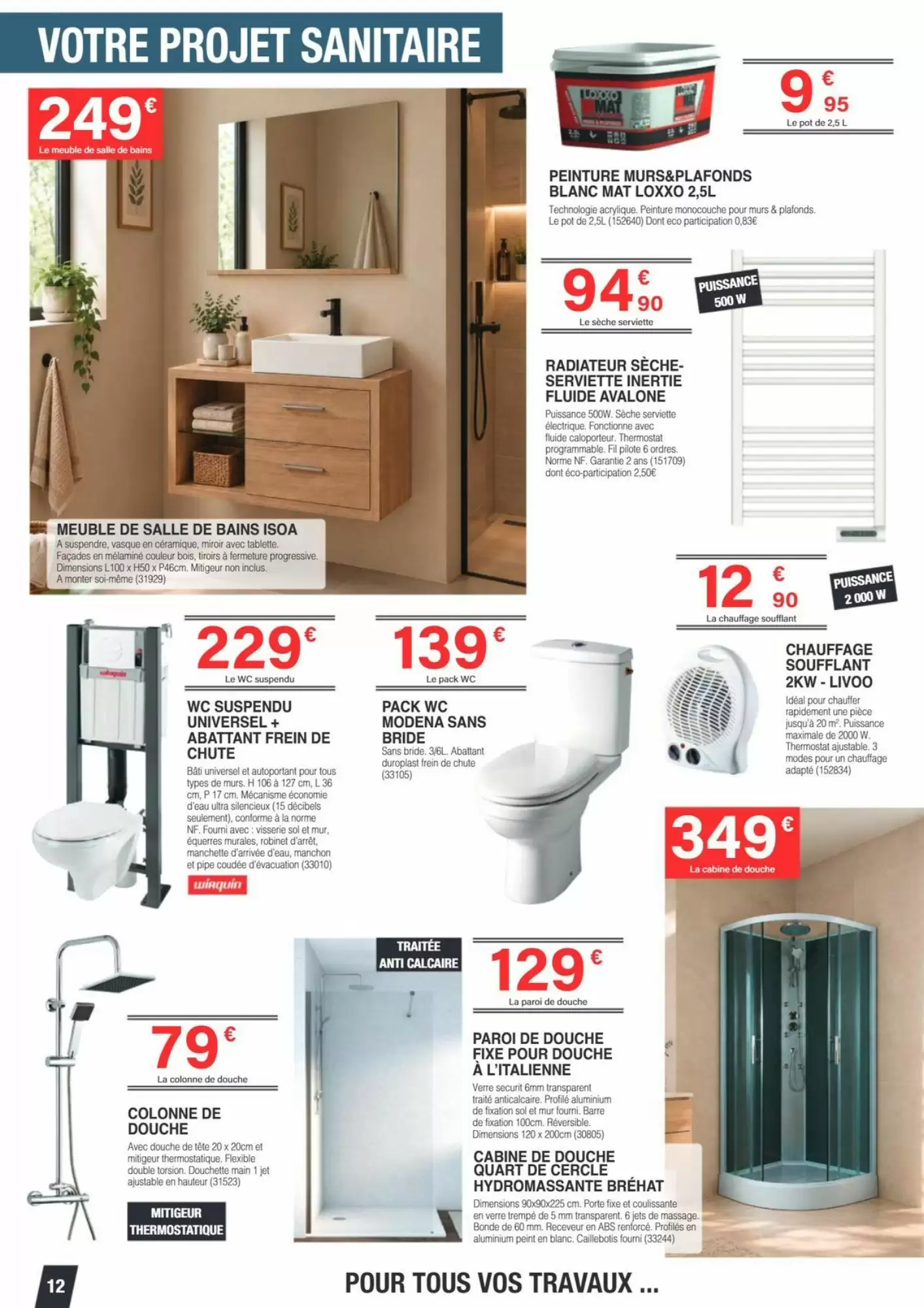Prospectus promotionnel Chretien Matériaux valable à partir du 14/10/2026 - Page 12.