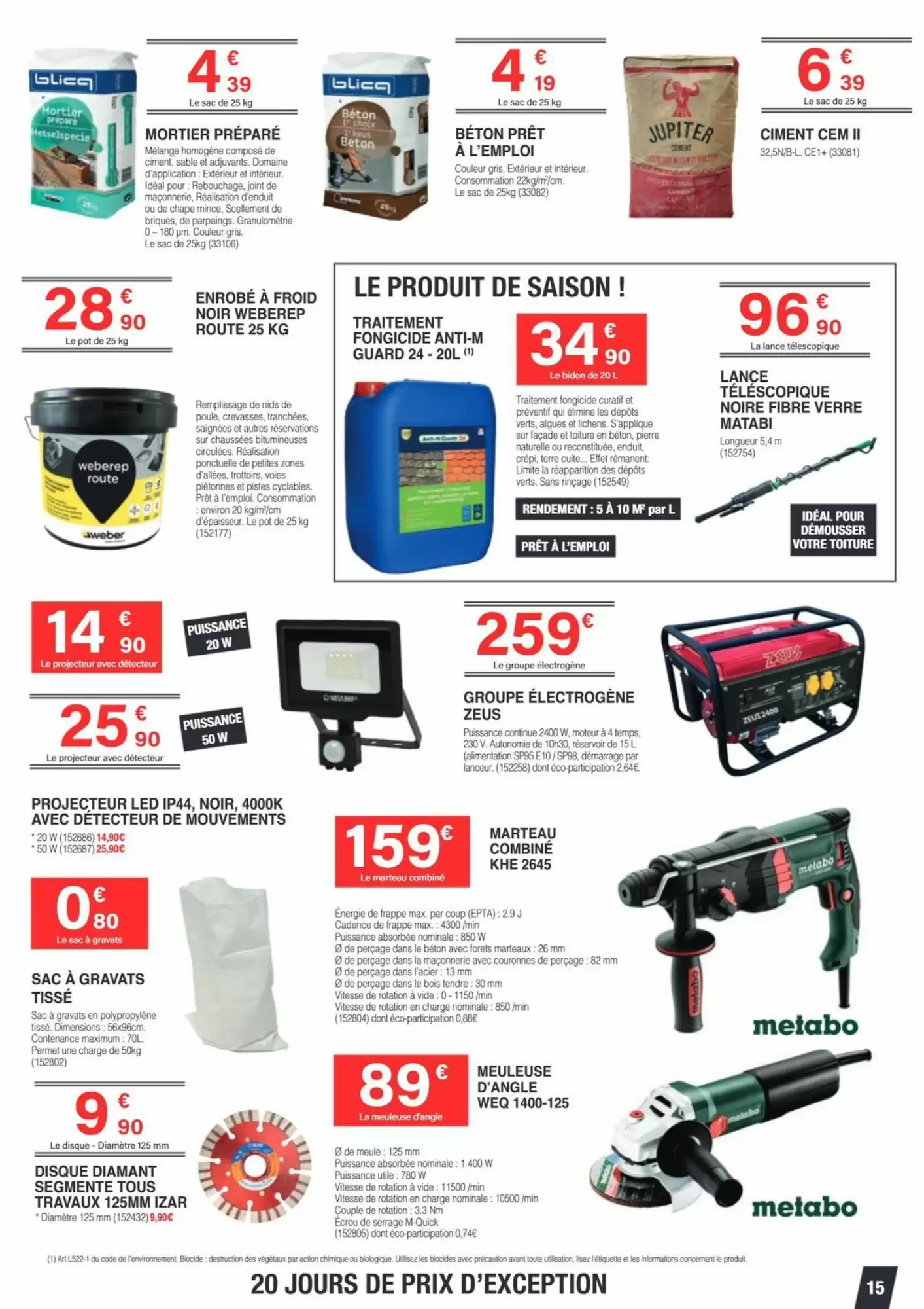 Prospectus promotionnel Chretien Matériaux valable à partir du 14/10/2026 - Page 15.