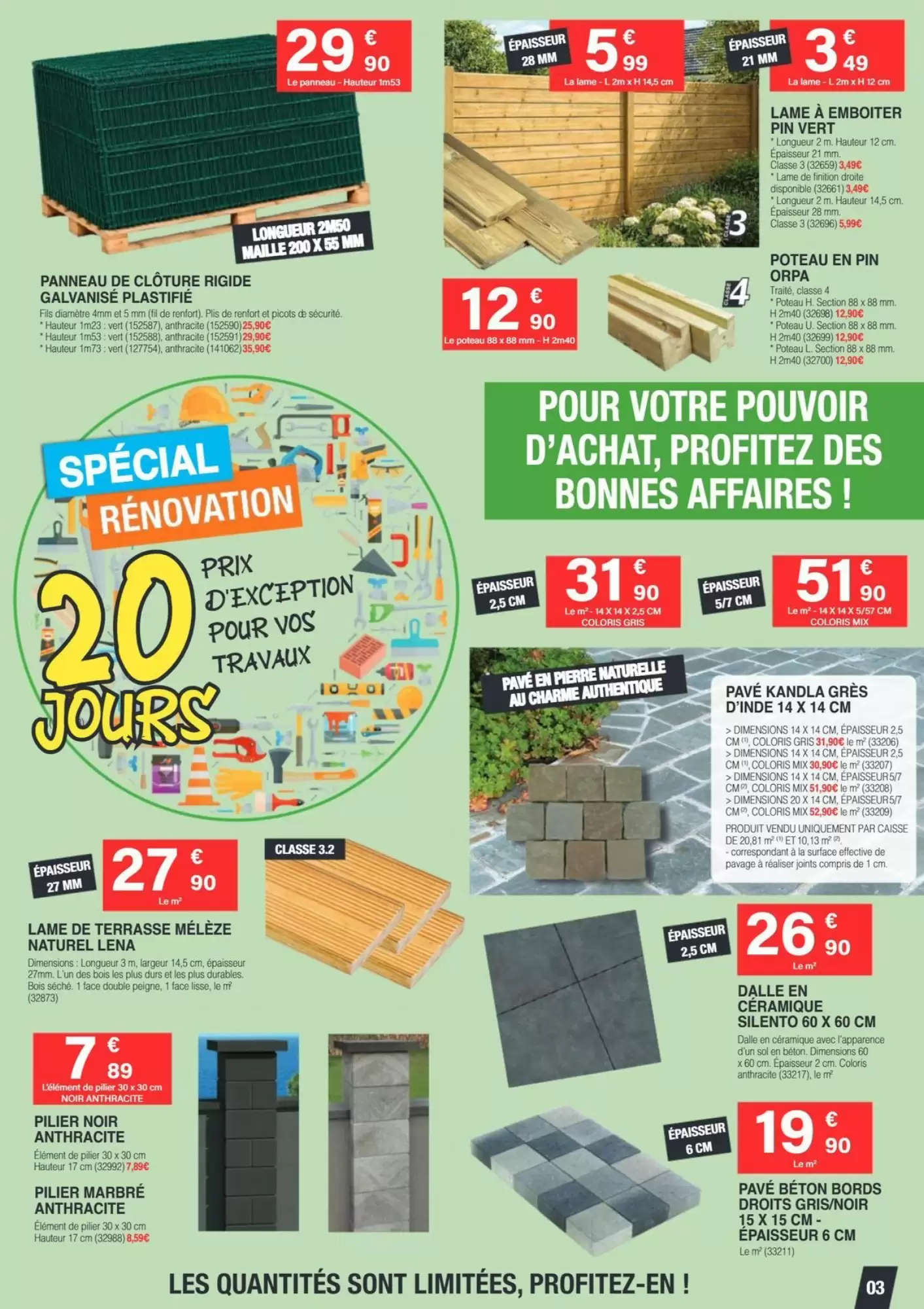 Prospectus promotionnel Chretien Matériaux valable à partir du 14/10/2026 - Page 3.