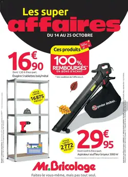 Prospectus promotionnel Mr Bricolage valable à partir du 14/10/2026