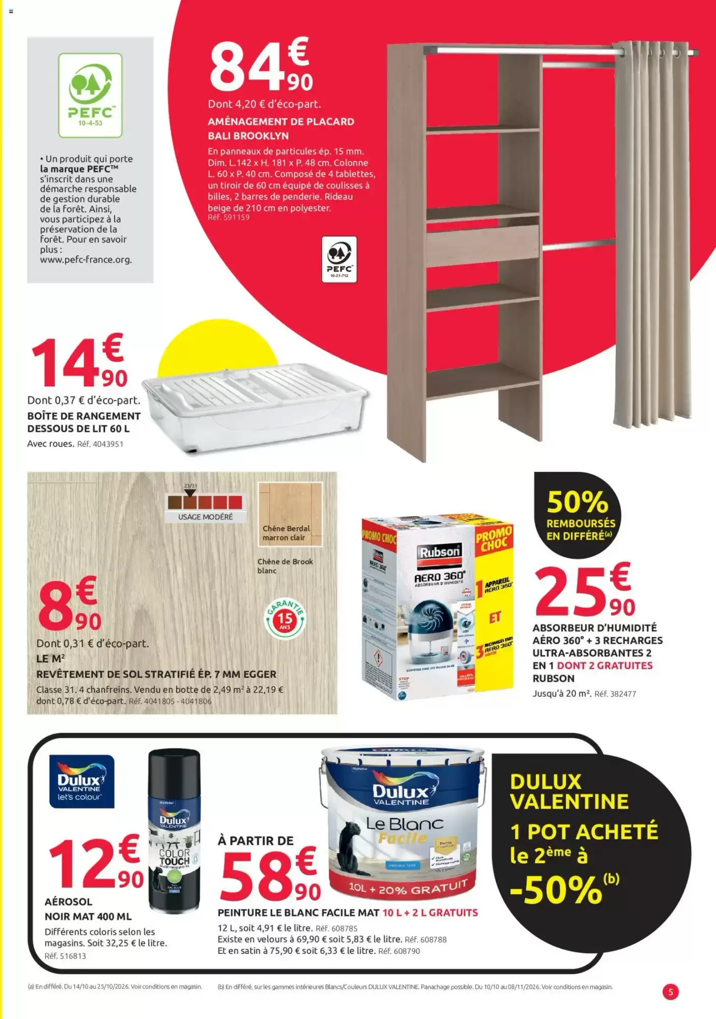 Prospectus promotionnel Mr Bricolage valable à partir du 14/10/2026 - Page 5.