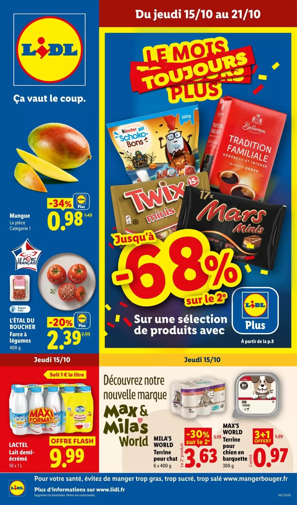 Prospectus promotionnel Lidl valable à partir du 15/10/2026 - Page 1.