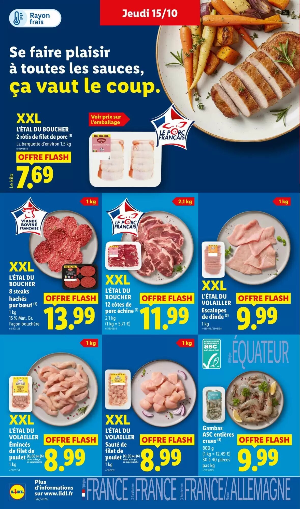 Prospectus promotionnel Lidl valable à partir du 15/10/2026 - Page 10.