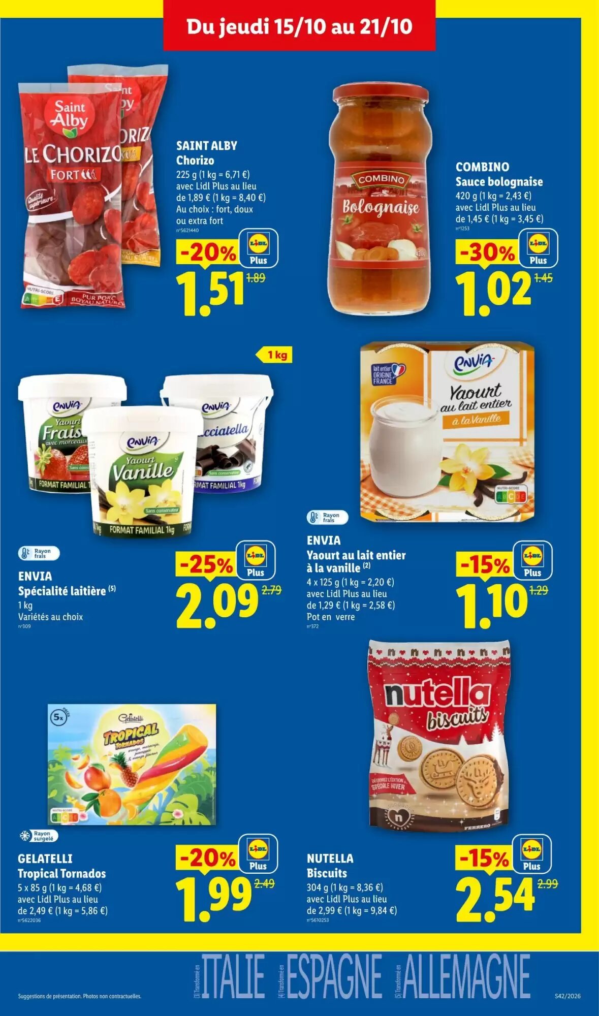 Prospectus promotionnel Lidl valable à partir du 15/10/2026 - Page 17.